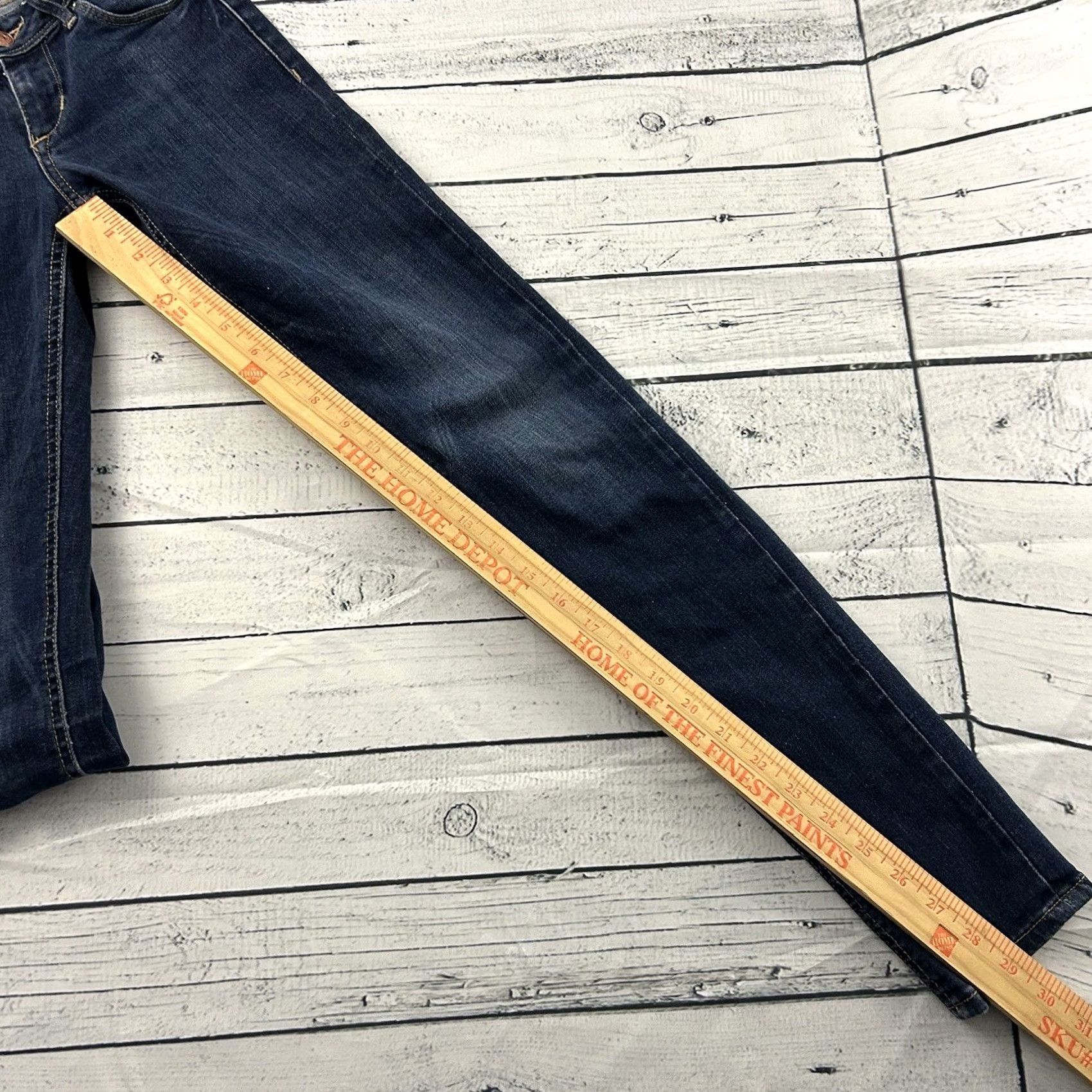 H&M H&M Jeans Women's 25 blue Skinny Denim Medium Wash Jeans 25 Size 42" / US 20 - 5 Thumbnail
