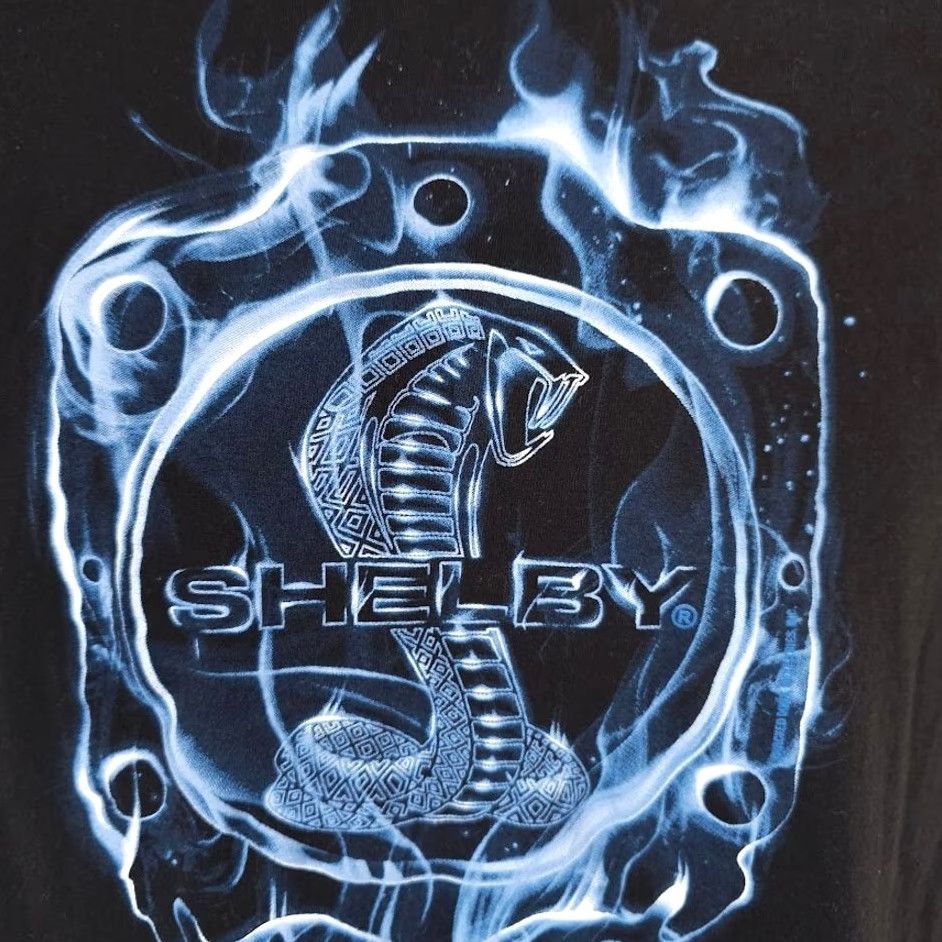 Vintage Wicked Quick Shelby Cobra T Shirt Mens Size Medium Black Las Vegas Smokin Fast Car Graphic Tee Ford Mens Size US M / EU 48-50 / 2 - 3 Thumbnail