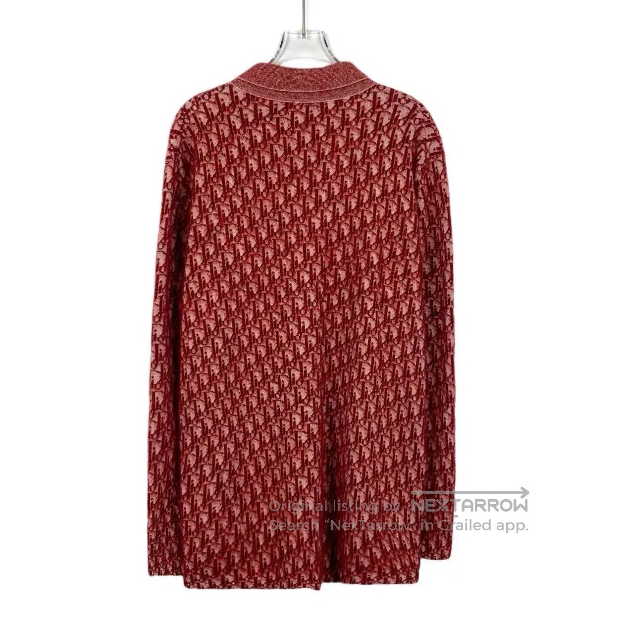 Dior red dragon logo long sleeve polo shirt. Size US L / EU 52-54 / 3 - 2 Thumbnail