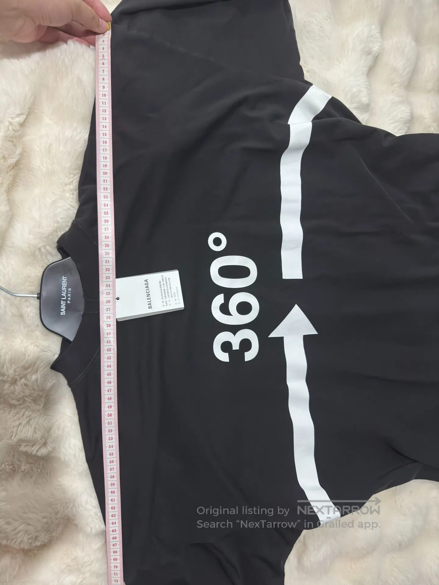 Balenciaga Balenciaga Extra large short sleeve T-shirt| Size US S / EU 44-46 / 1 - 6 Thumbnail