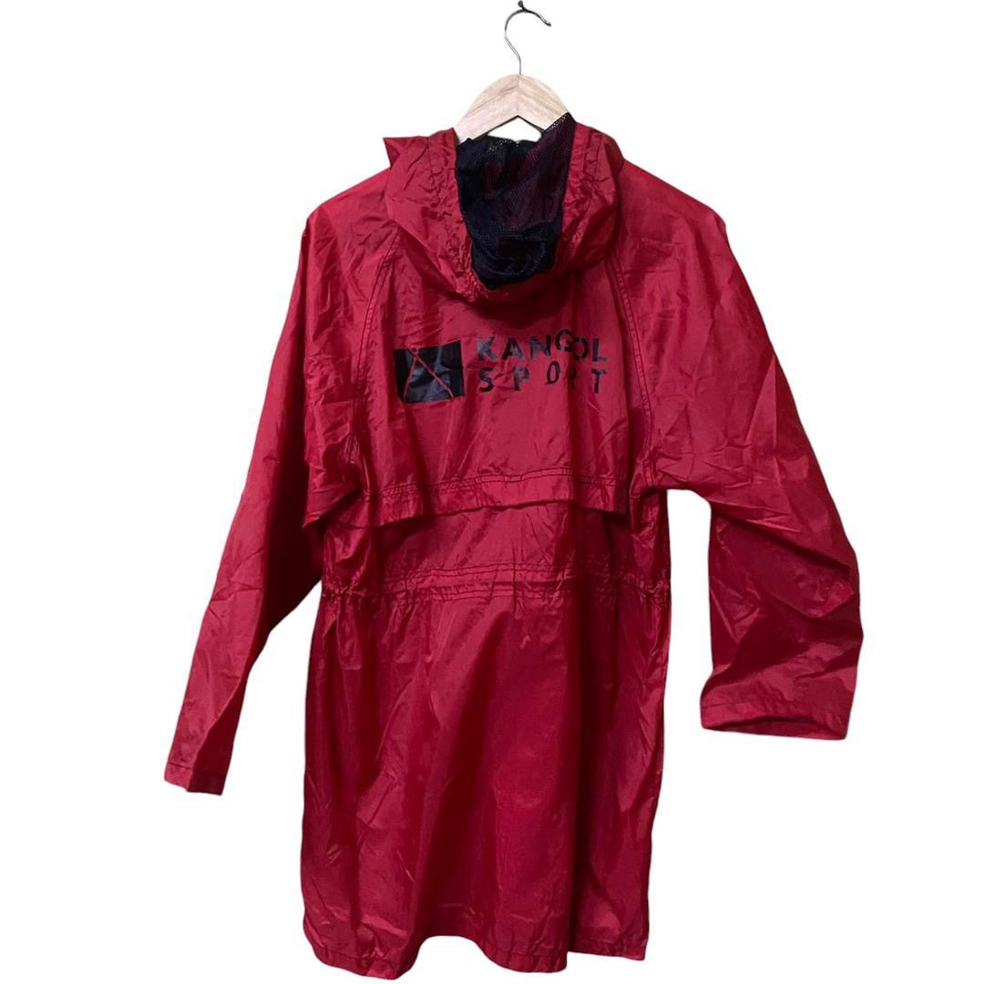 Kangol Nylon hoodie button up kangol sport red color Size US M / EU 48-50 / 2 - 2 Thumbnail
