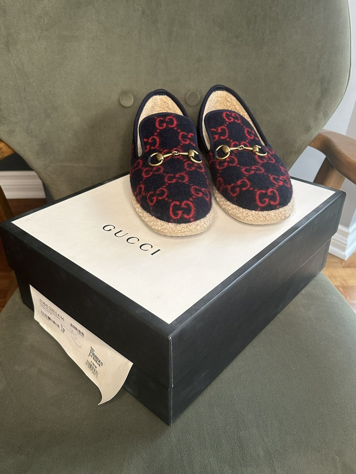 Gucci Gucci Men's Fria Loafer Espadrille Wool Size 6 Size US 6 / EU 39 - 2 Thumbnail