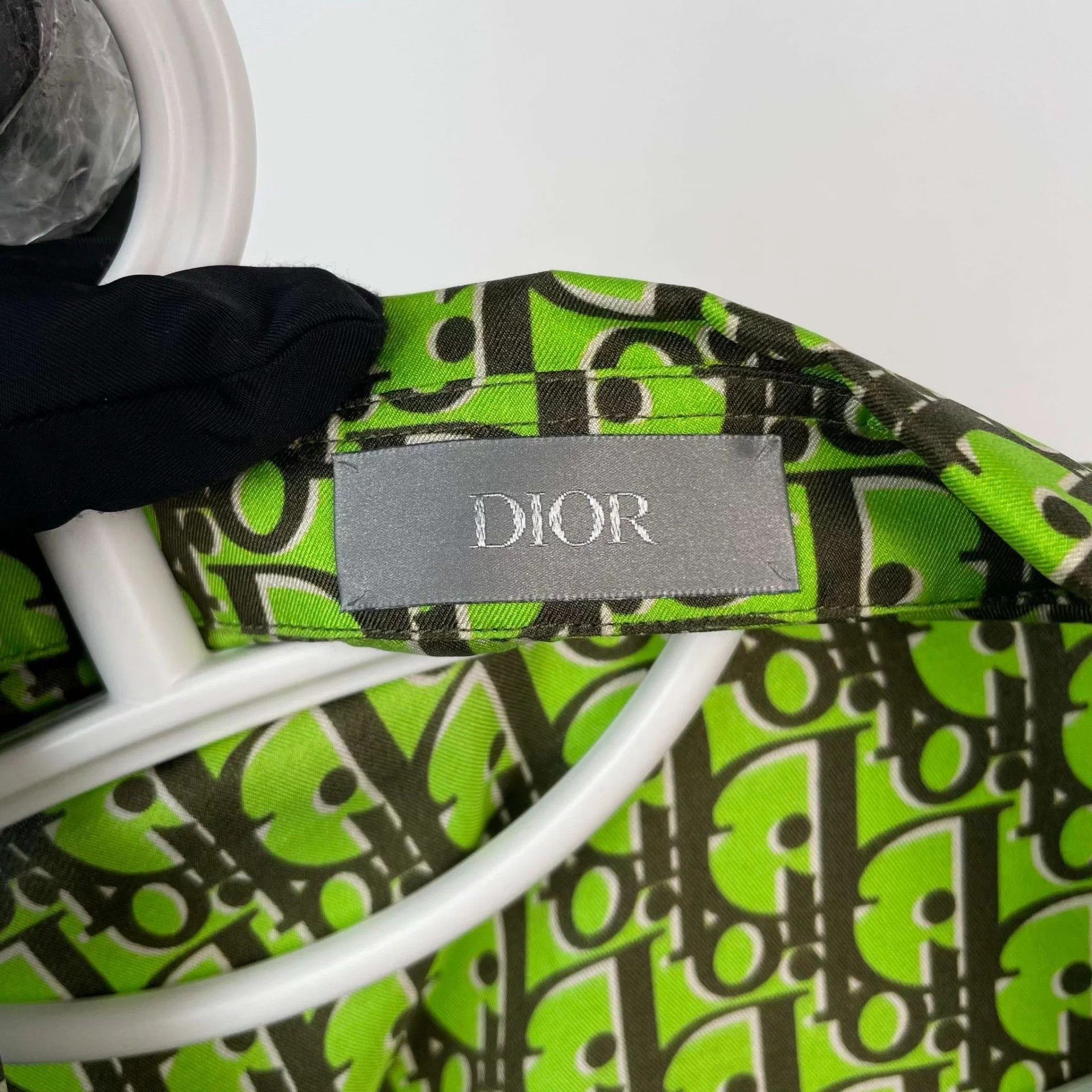 Dior Dior Silk All Over Short-Sleeve Shirt 41 EU Green Size US XS / EU 42 / 0 - 3 Thumbnail