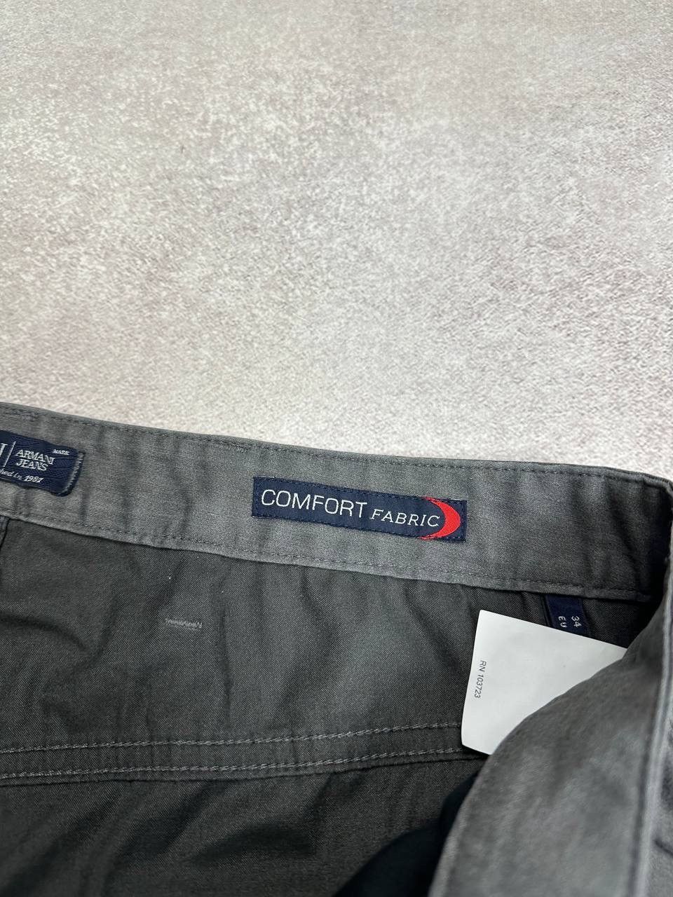 Armani Vintage Armani Metal Logo Gray Denim Jeans Pants 34 Size US 34 / EU 50 - 10 Thumbnail