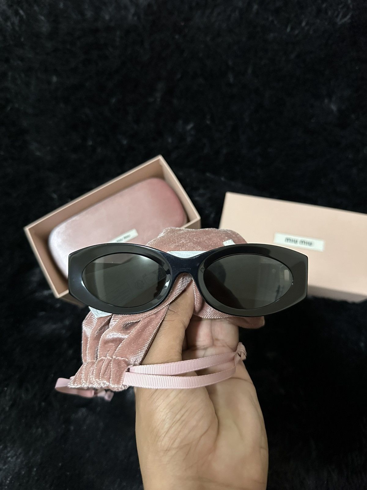 Miu Miu MIU MIU NEW SEASON OVAL SUNGLASSES BRAND NEW Size ONE SIZE - 2 Thumbnail