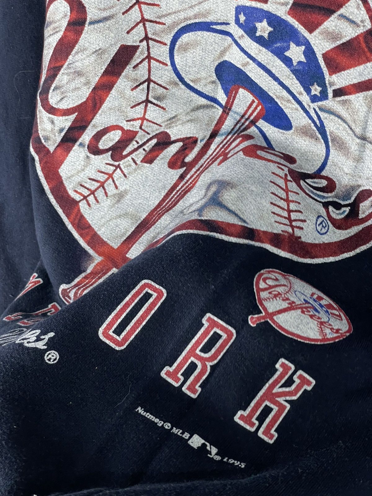 New York Yankees × Nutmeg × Vintage Vintage90s New York Yankees Jumper Crewneck Sweatshirt Size US M / EU 48-50 / 2 - 10 Thumbnail