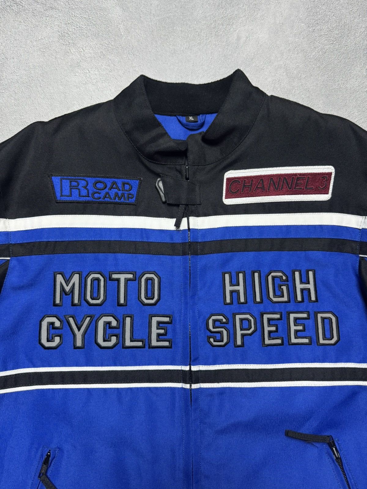 Other Moto High Cycle Speed Biker Racing Jacket Embroidered Logo Size US XL / EU 56 / 4 - 7 Thumbnail
