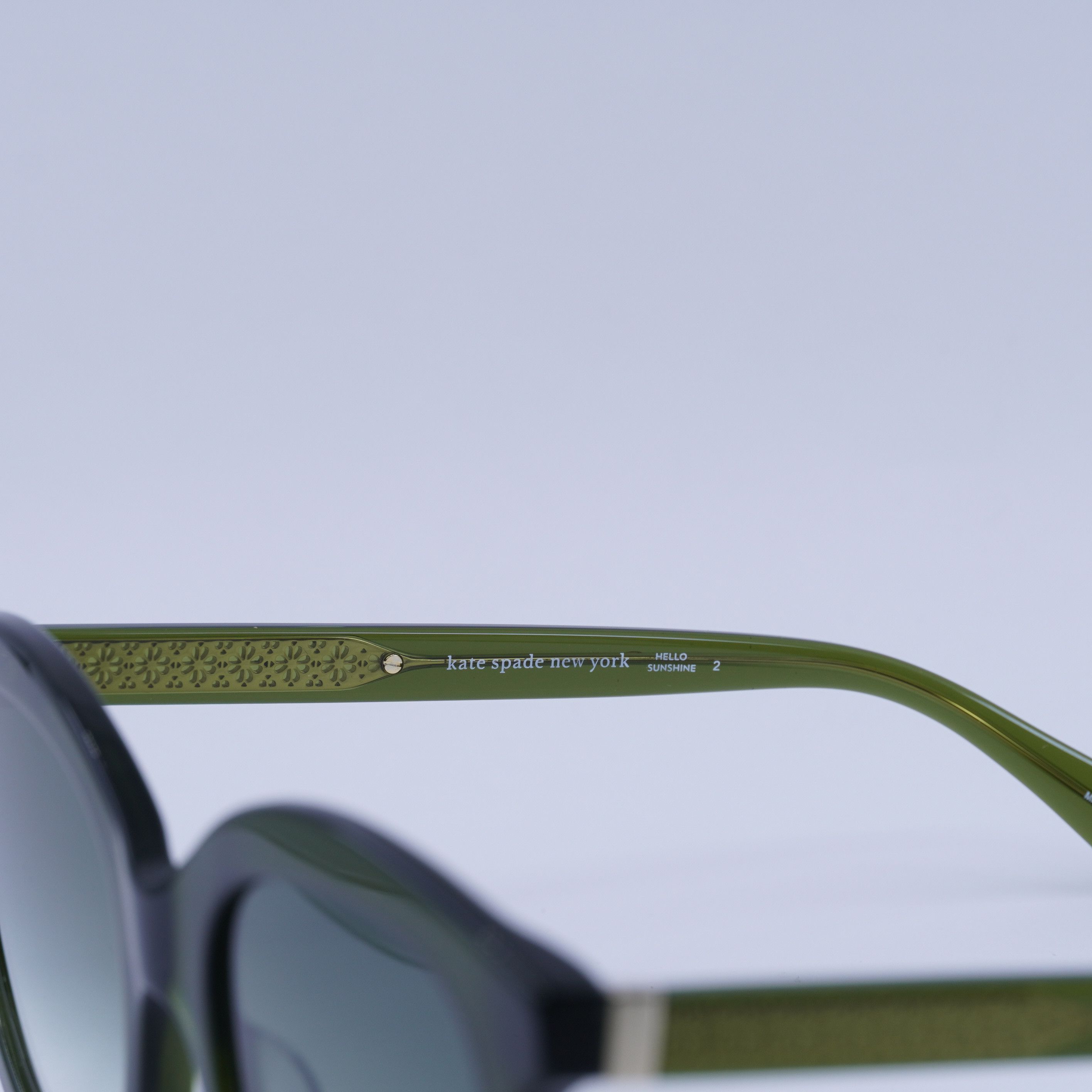 Kate Spade LILLIAN/G/S 00OX 9K Sunglasses Green Round Frame