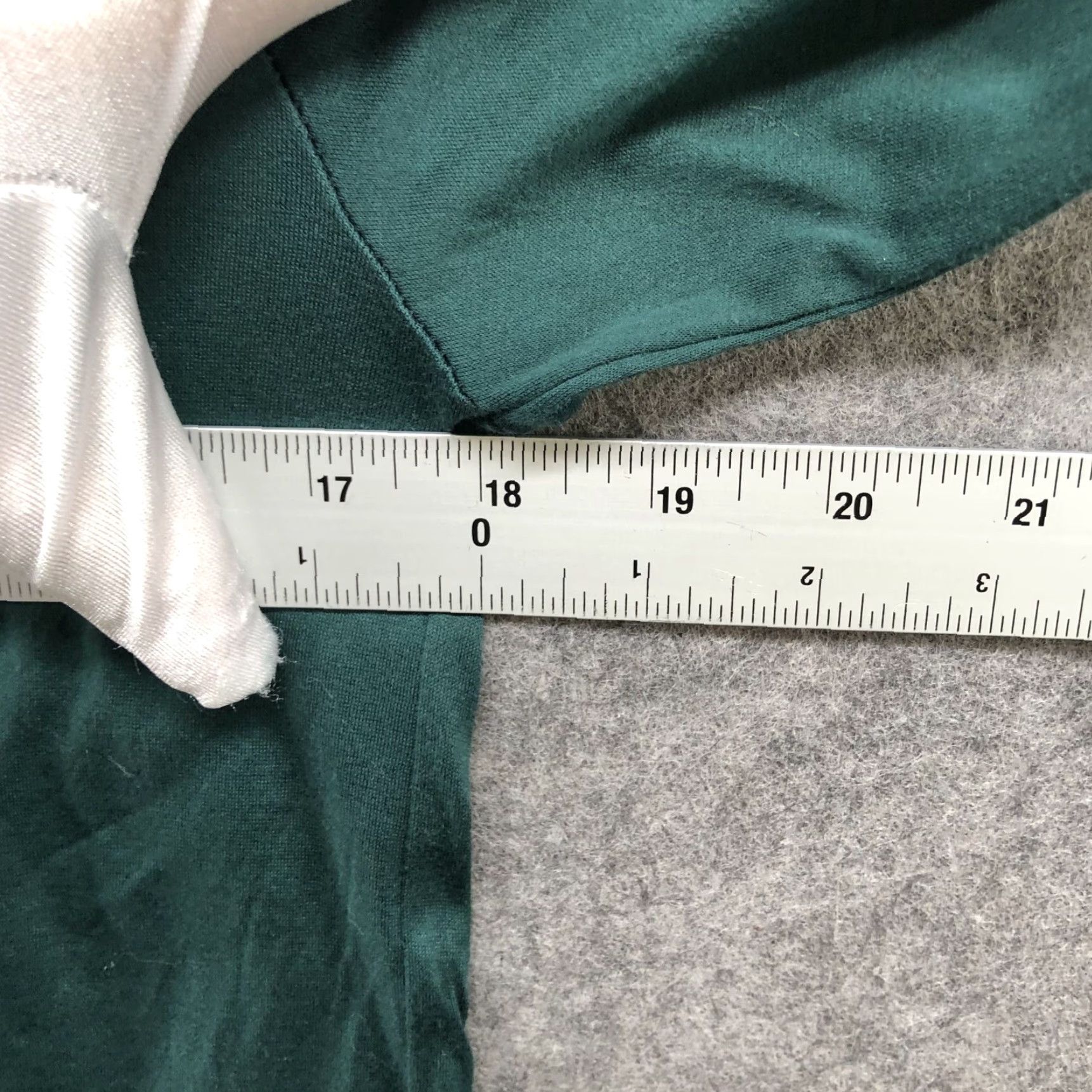 Zara Zara Blouse Womens M Green Long Sleeve Stand Collar Button Lightweight Casual Shirt Size M / US 6-8 / IT 42-44 - 8 Thumbnail