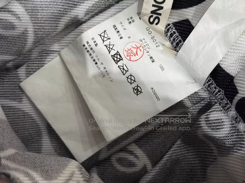 Comme des Garcons Comme des Garcons size S Teddy bear double-layer plastic s Size 23" - 8 Thumbnail