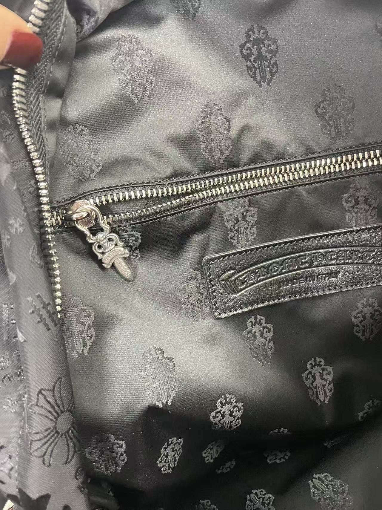 Chrome Hearts Chrome Hearts Nylon Tonal Monogram Cross Backpack Size ONE SIZE - 8 Thumbnail