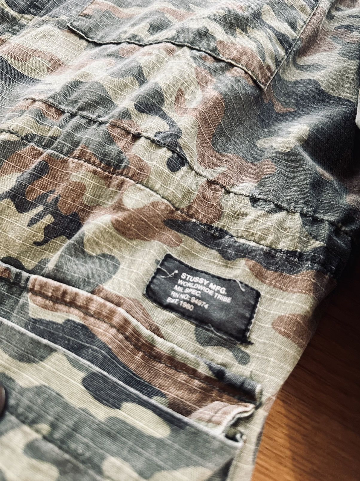 Stussy Stussy camouflage jacket size L Size US L / EU 52-54 / 3 - 4 Thumbnail