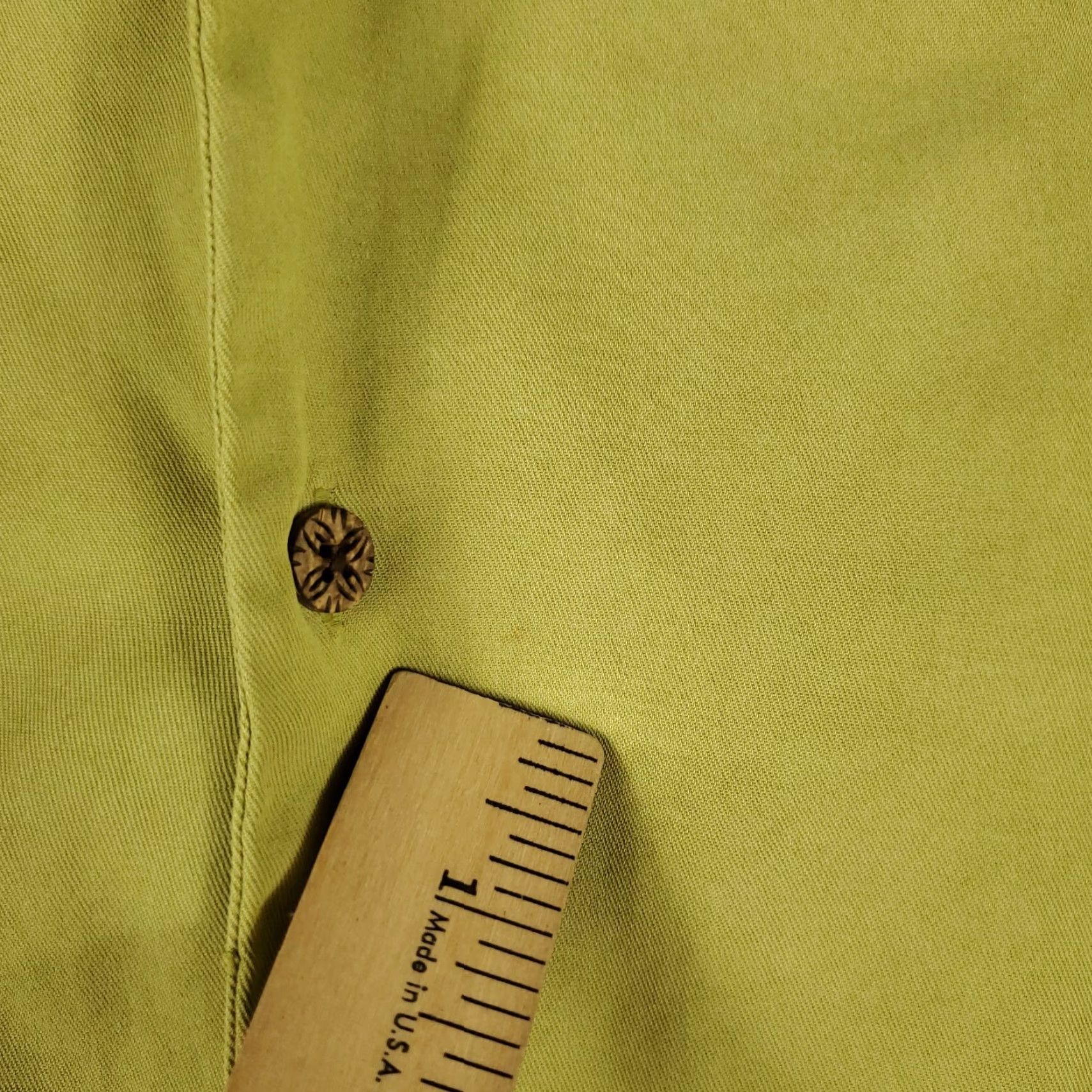 Tommy Bahama Tommy Bahama Hawaiian Button-Up Shirt Mens XL Yellow Linen Short Sleeve Size US XL / EU 56 / 4 - 3 Thumbnail