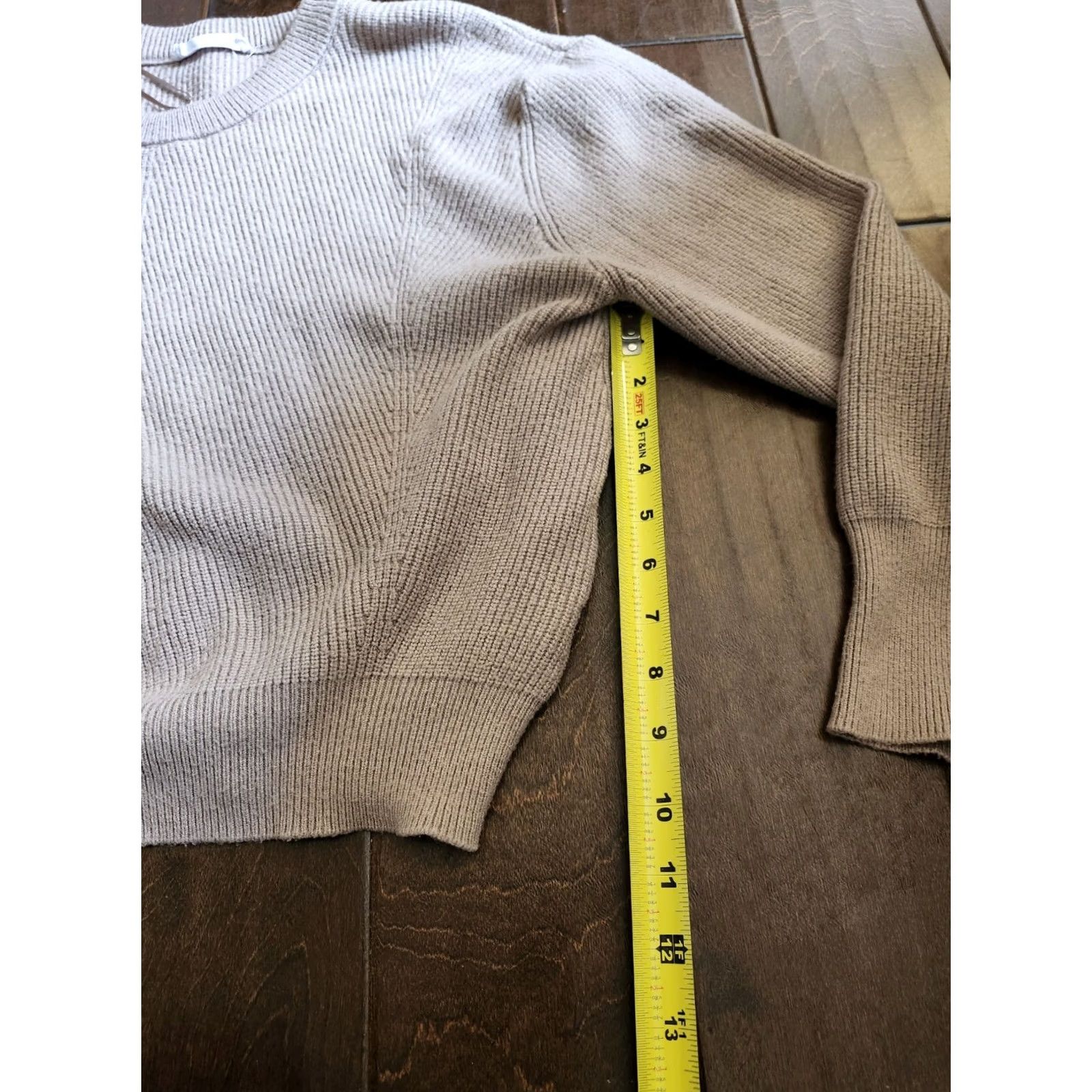 Vintage Elodie Sweater Women Beige Crew Neck Long Sleeve Regular Fit Size L Size L / US 10 / IT 46 - 7 Thumbnail