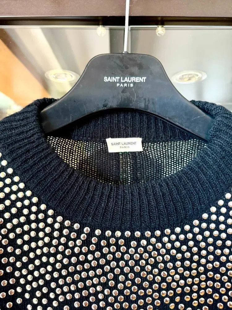 Saint Laurent Paris Saint Laurent Paris by Hedi 16AW Rivet Knitwear Sweater-250 Size US M / EU 48-50 / 2 - 3 Thumbnail