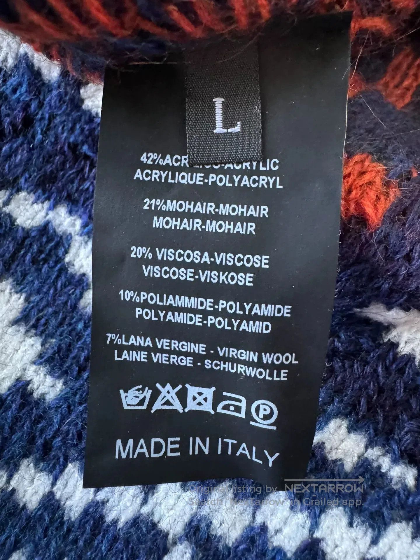 Raf Simons Raf Simons Spring Summer Tear Sweater. Size US L / EU 52-54 / 3 - 4 Thumbnail