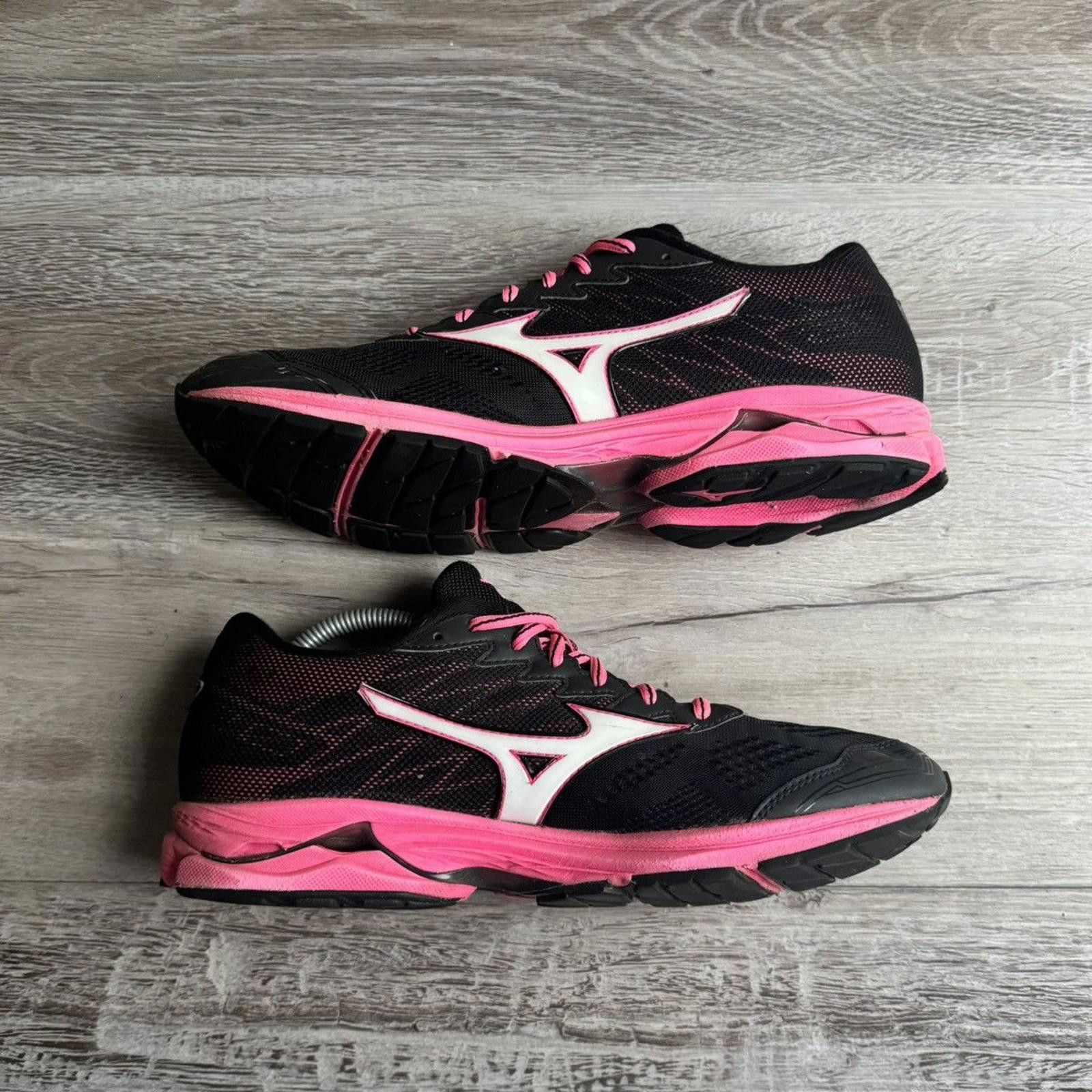 Mizuno MIZUNO • Wave Rider 20 "Black/Pink" (9.5M) Size US 9.5 / EU 42-43 - 3 Thumbnail