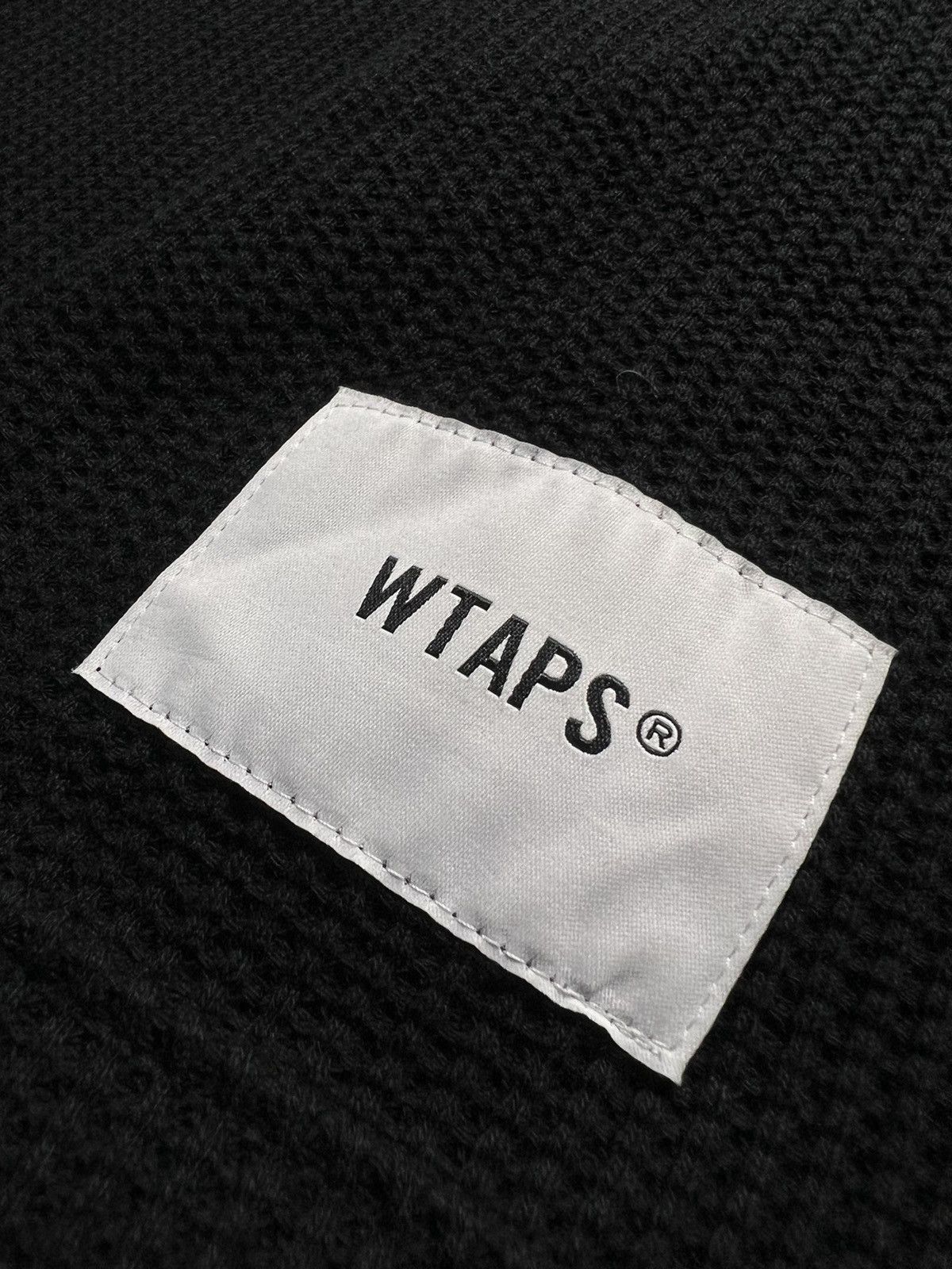 Wtaps WTAPS Cut & Sew A/W 23 Waffle embroidered Oversized Sweater Size US S / EU 44-46 / 1 - 7 Thumbnail