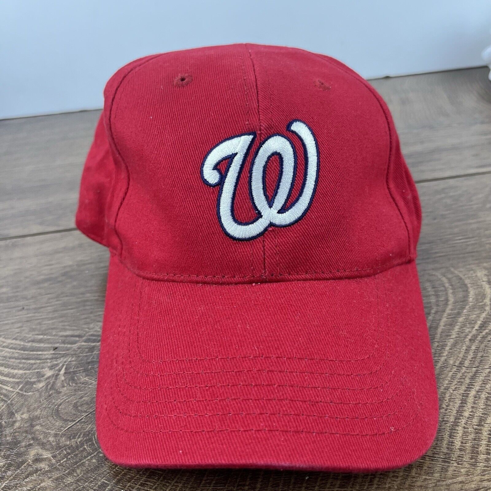 Other Washington Nationals Red Hat MLB Nats Adjustable Hat Red Hat Size ONE SIZE - 2 Thumbnail