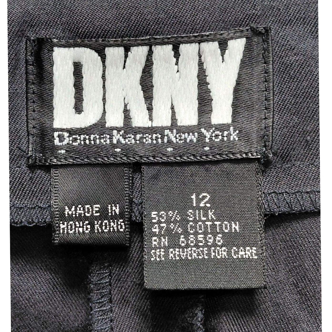 DKNY DKNY Silk Blend Cotton Blend Button Skirt Gray Solid Regular Size 12 Women Midi A-Line Buttoned Dry Clean Only 12 Womens Size 34" / US 12 / IT 48 - 4 Thumbnail
