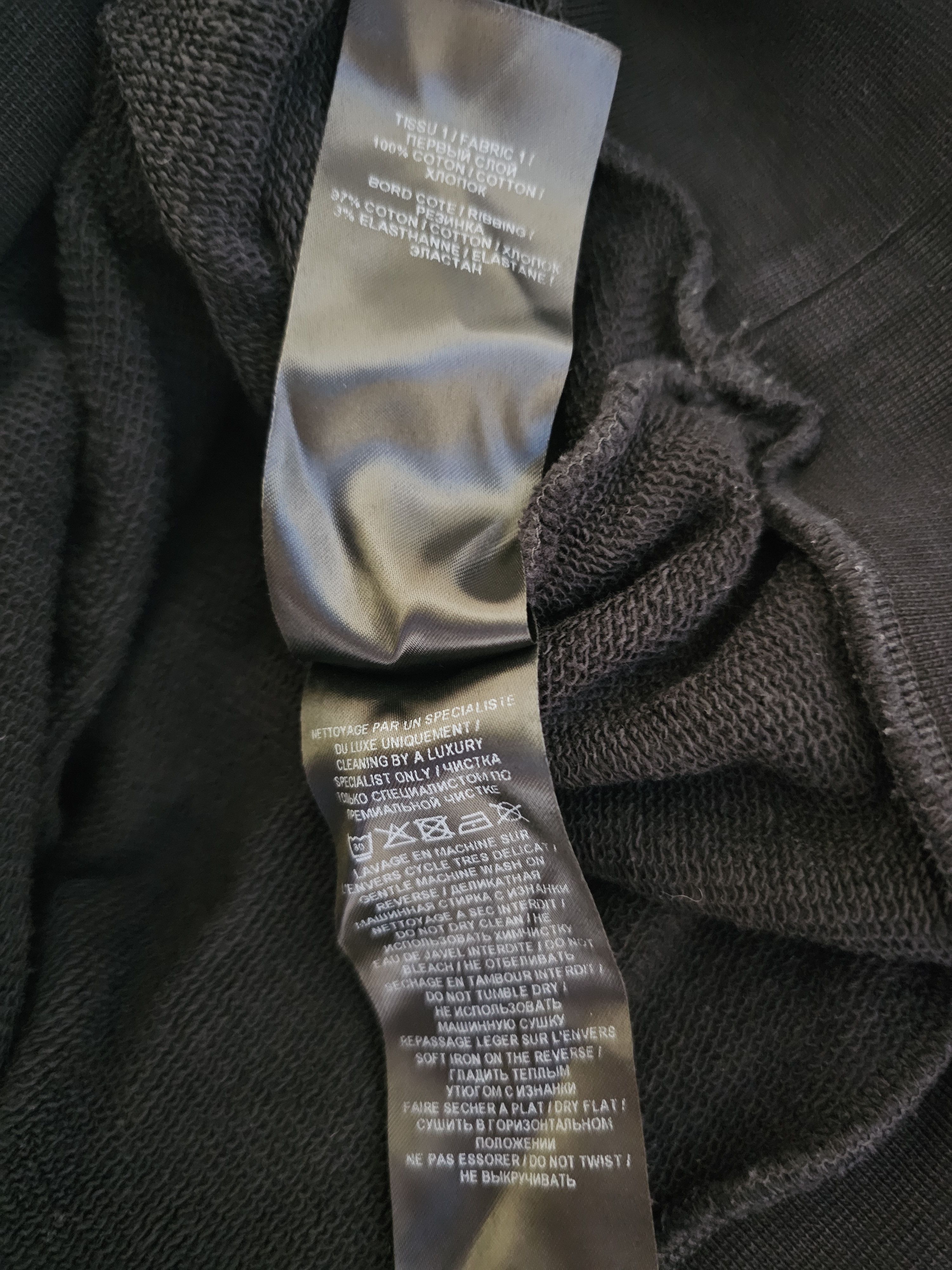 Balmain Balmain Men's Black Space Sweatshirt Size M Size US L / EU 52-54 / 3 - 6 Thumbnail