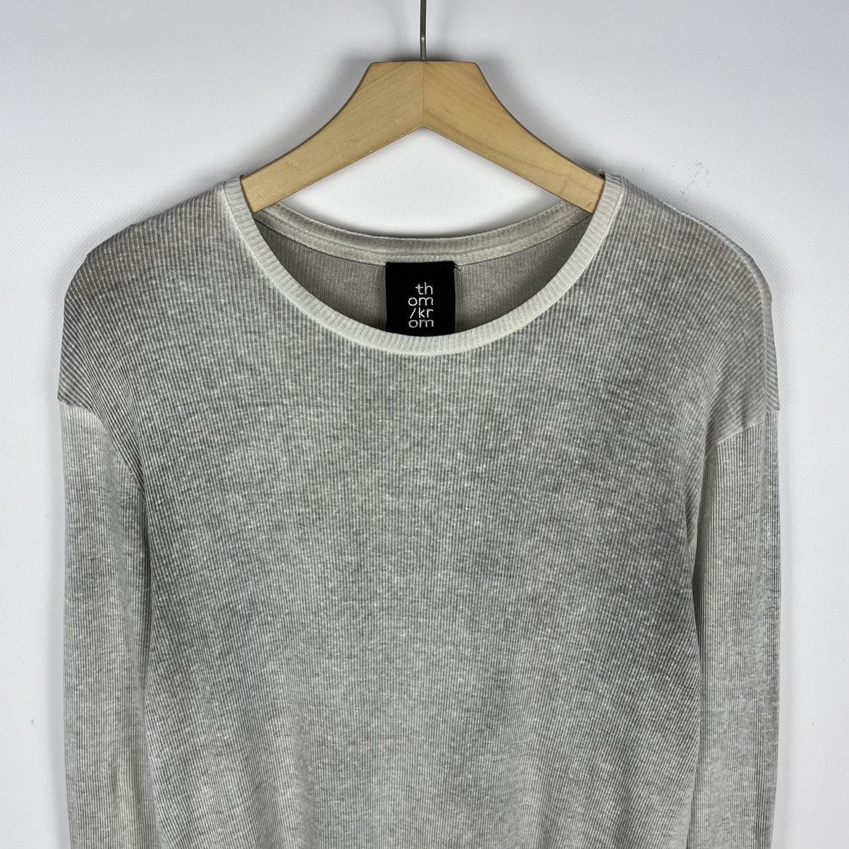 Thom Krom Thom Krom dirty grey Avant-Garde Longsleeve Size US M / EU 48-50 / 2 - 2 Thumbnail