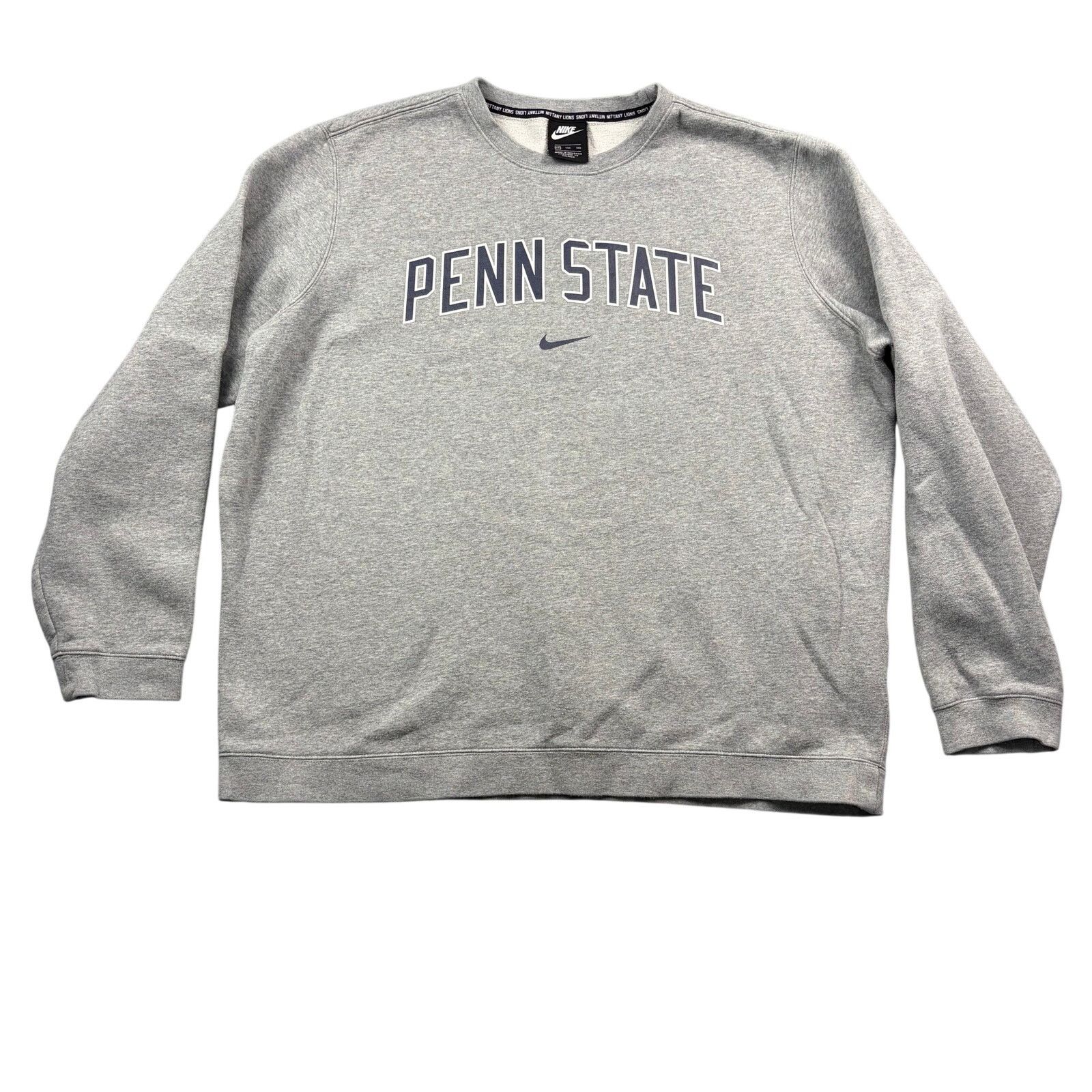 Nike Nike Penn State Sweatshirt Men's XXL Gray Crewneck PSU Size US XXL / EU 58 / 5 - 1 Thumbnail