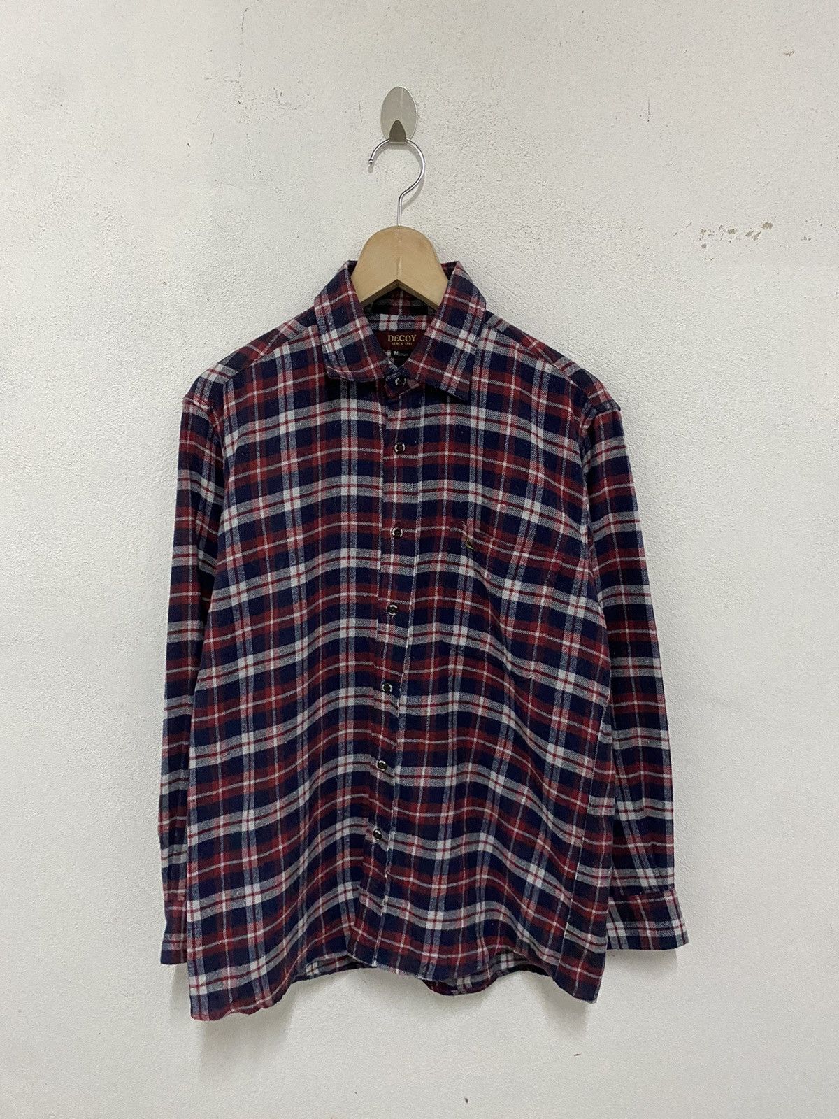 Flannel × Vintage Vintage Decoy Plaid Tartan Flannel Shirt Size US M / EU 48-50 / 2 - 2 Thumbnail