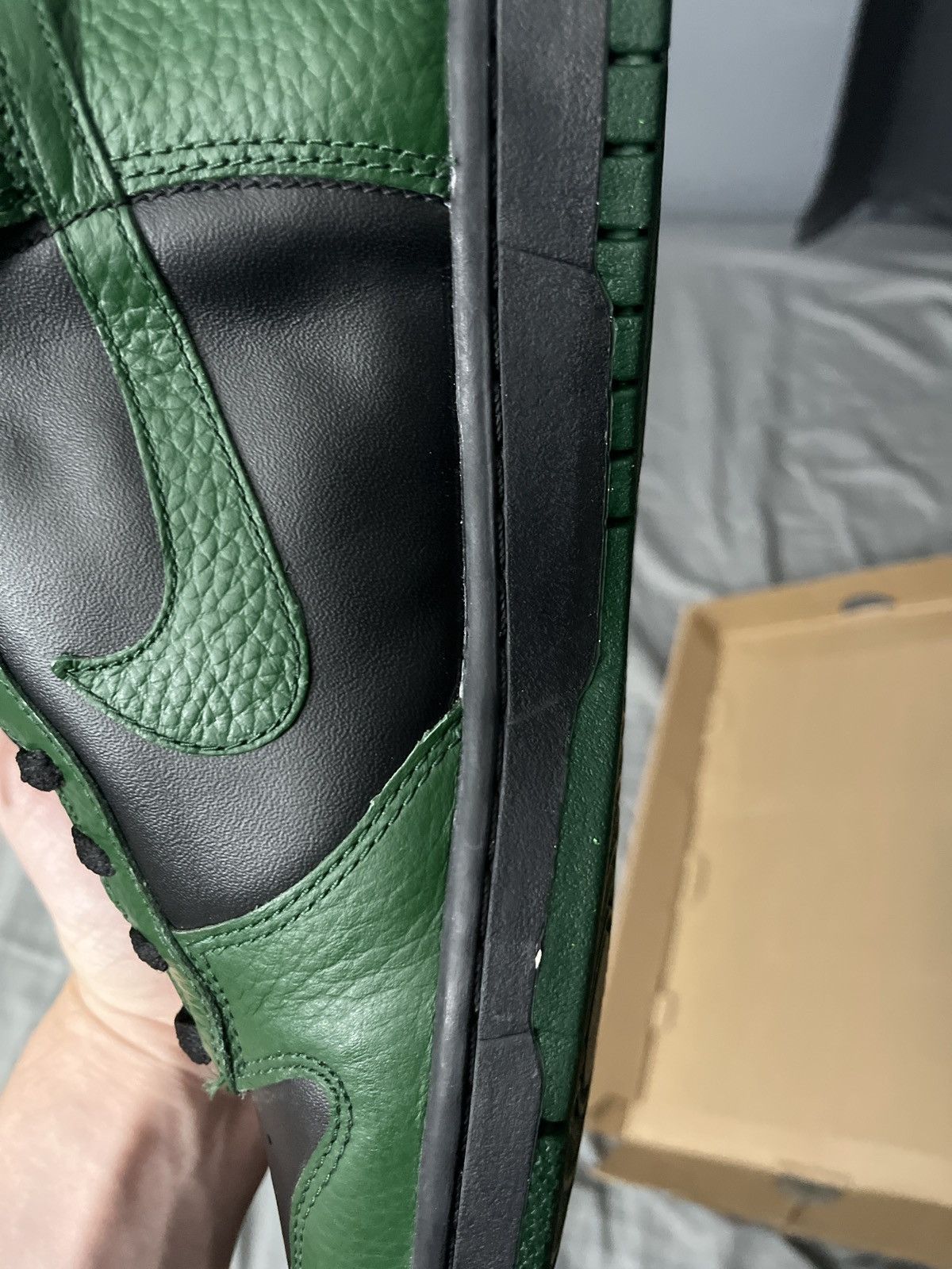 Nike ‘12 Gorge Green Dunk High Size US 11 / EU 44 - 8 Thumbnail