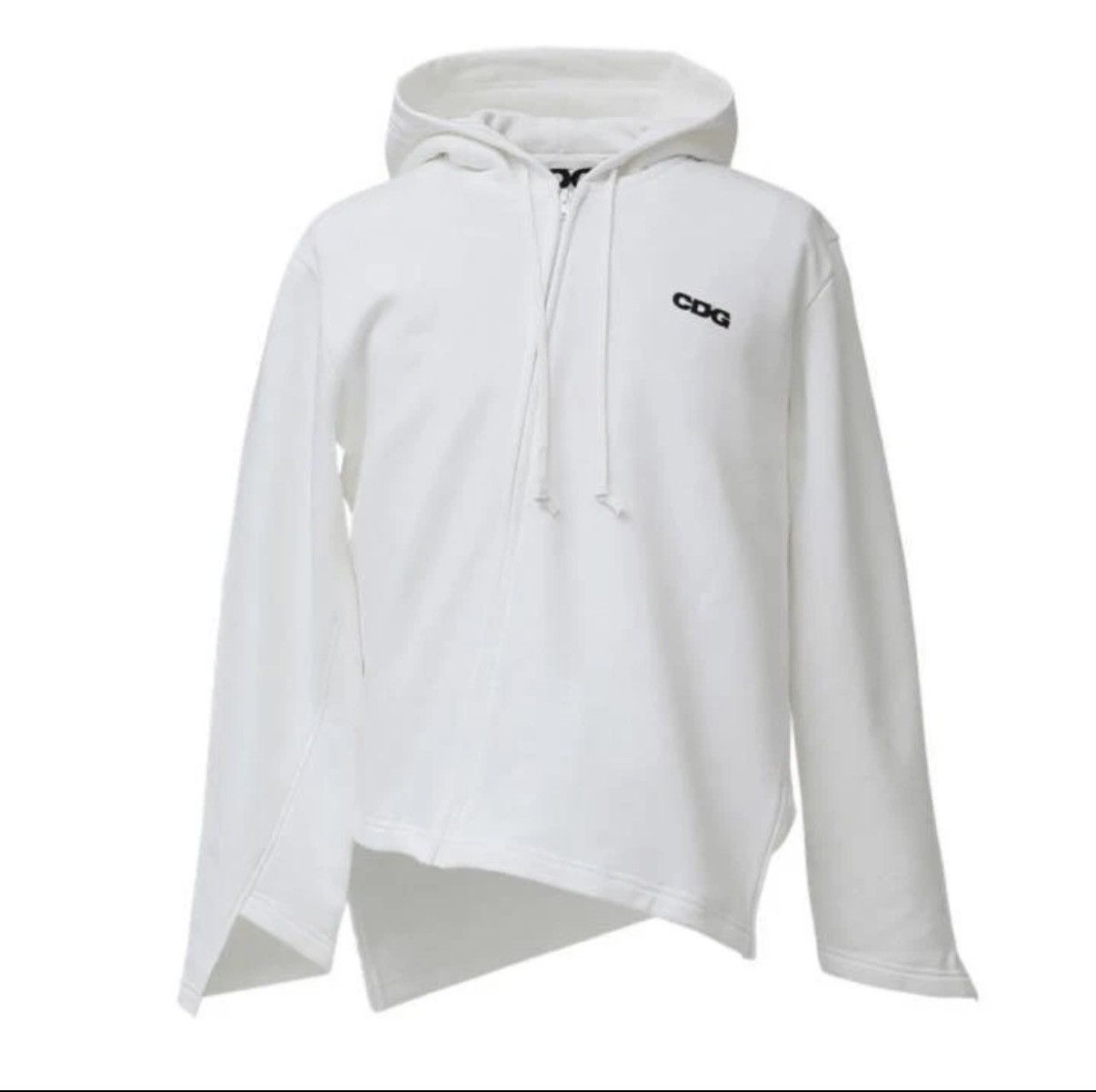 CDG by Comme des Garcons Comme Des Garçons CDG Twisted Hoodie Asymmetrical Grey XL Size US XL / EU 56 / 4 - 8 Thumbnail