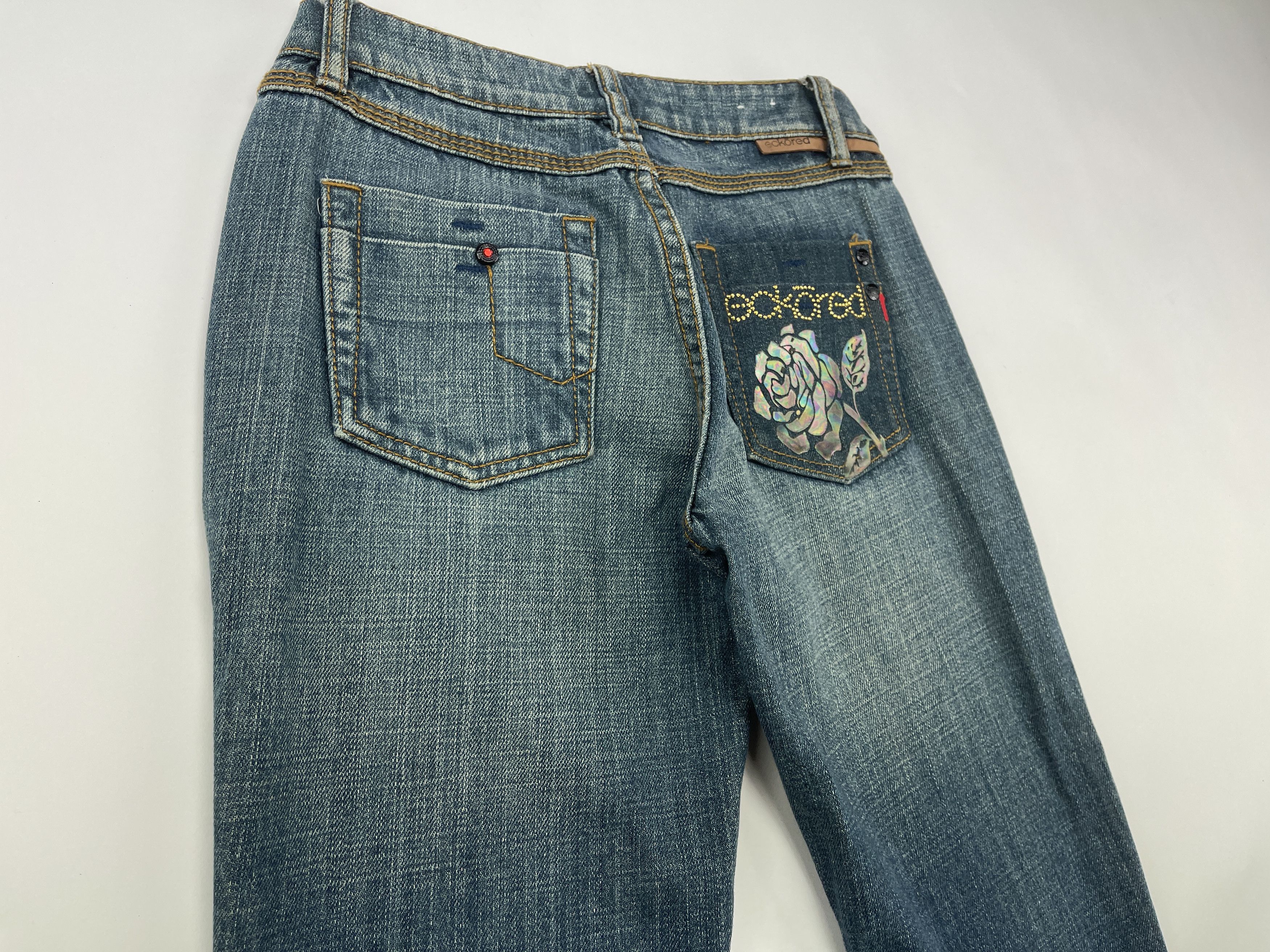 Ecko Unltd. Womens Ecko Unltd jeans, Ecko Red vintage 90s hip hop Y2K 26 Size 26" / US 2 / IT 38 - 4 Thumbnail