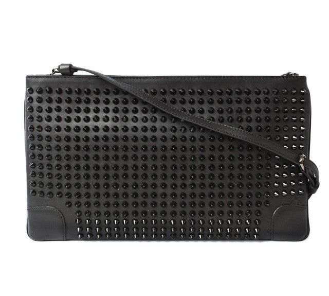 Christian Louboutin Christian Louboutin Christian Louboutin Leather Clutch/Shoulder Bag Leather Clutch Bag m2208-15-lbt in Pristine Condition Size ONE SIZE - 1 Thumbnail