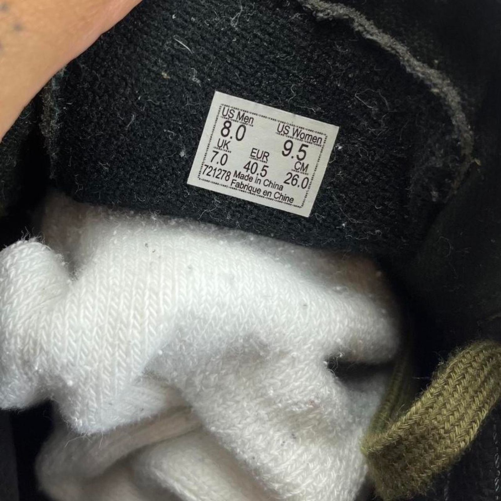 Vans Vans Sk8-Hi WTAPS “Olive Crossbones" Size US 8 / EU 41 - 6 Thumbnail