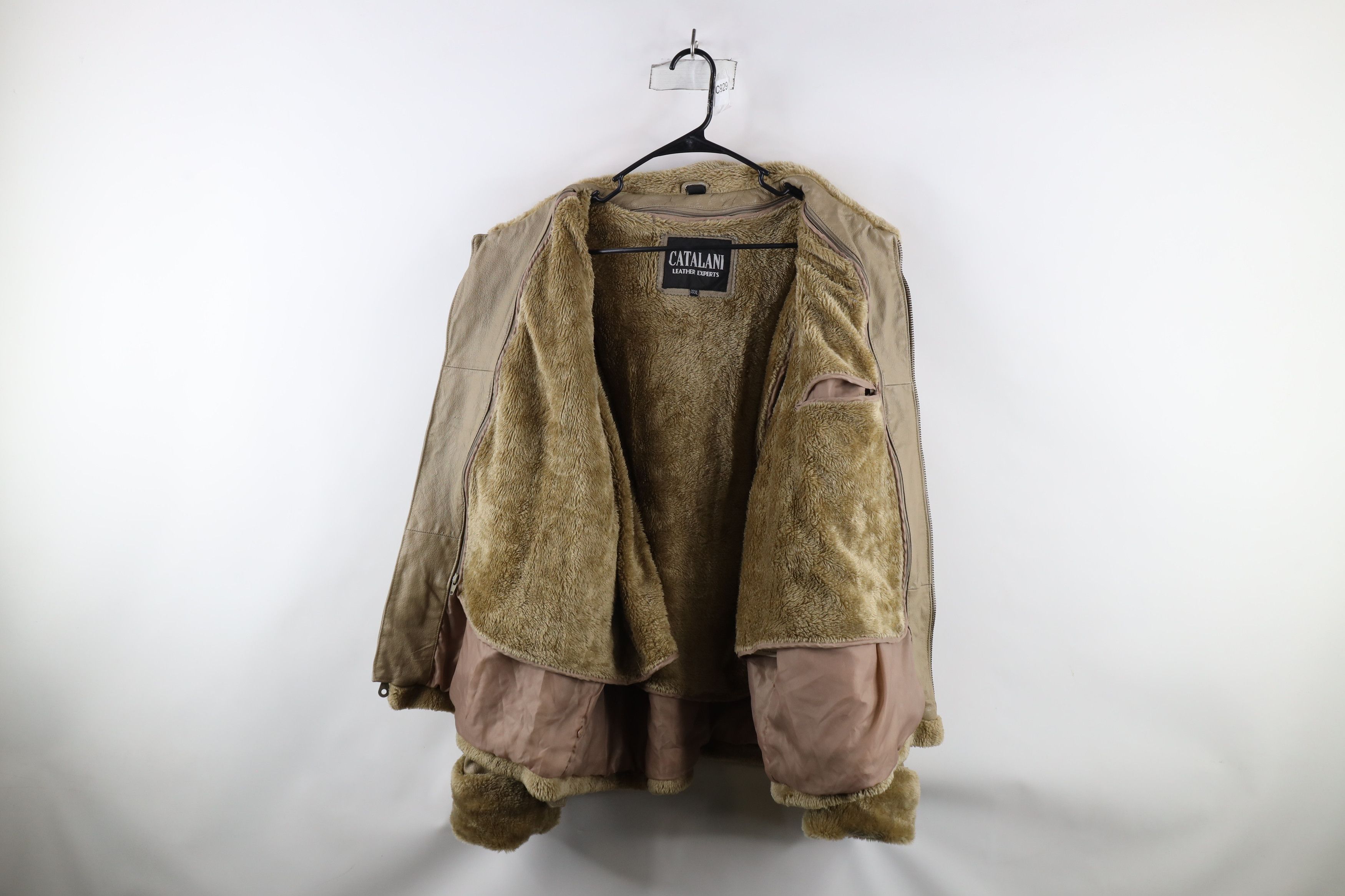 Vintage Vintage 90s Streetwear Leather B-3 Bomber Flight Jacket Size US XXL / EU 58 / 5 - 10 Thumbnail