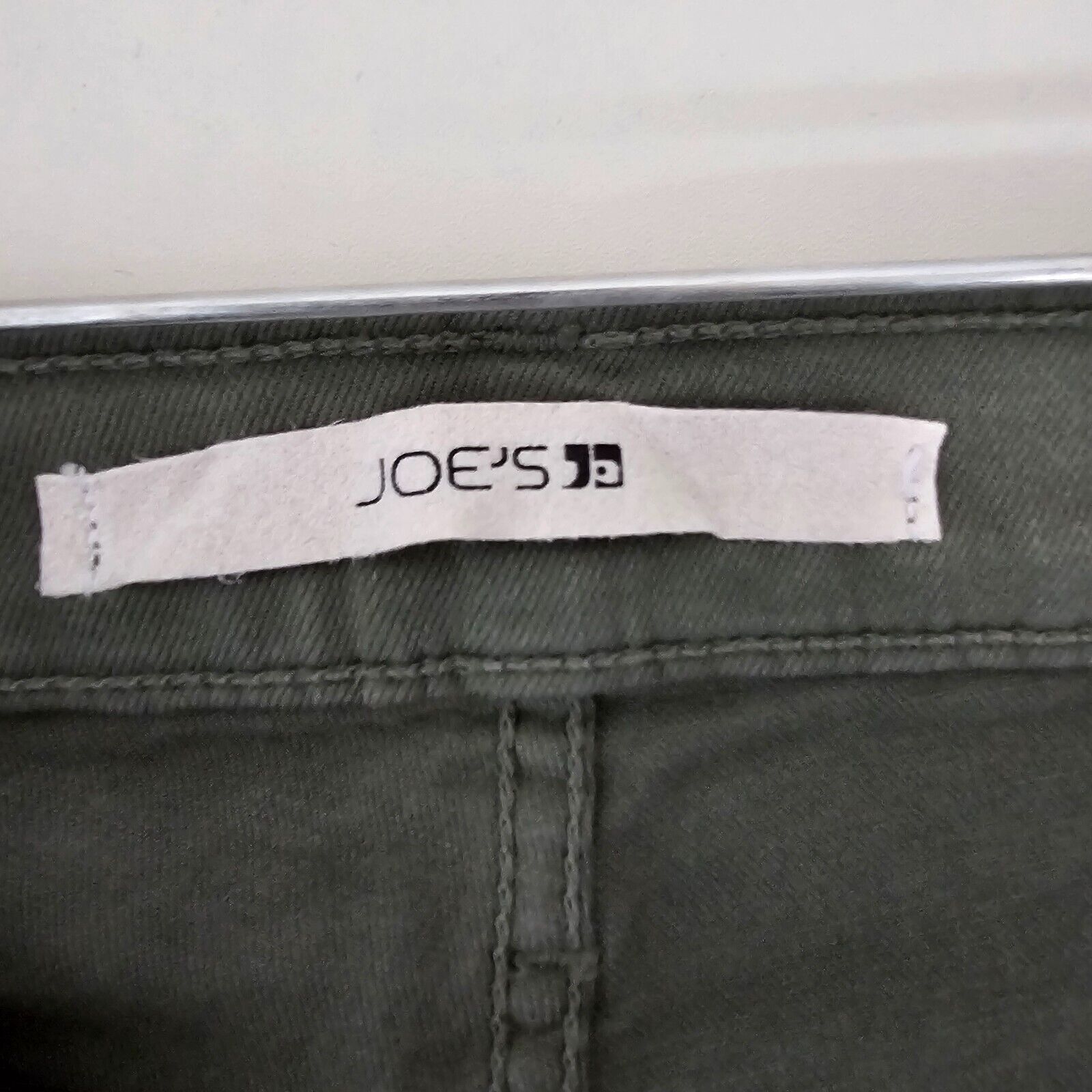 Other Joe's Army Green Denim 5-Pocket Jean Short Shorts Size 29 Size 29" - 4 Thumbnail