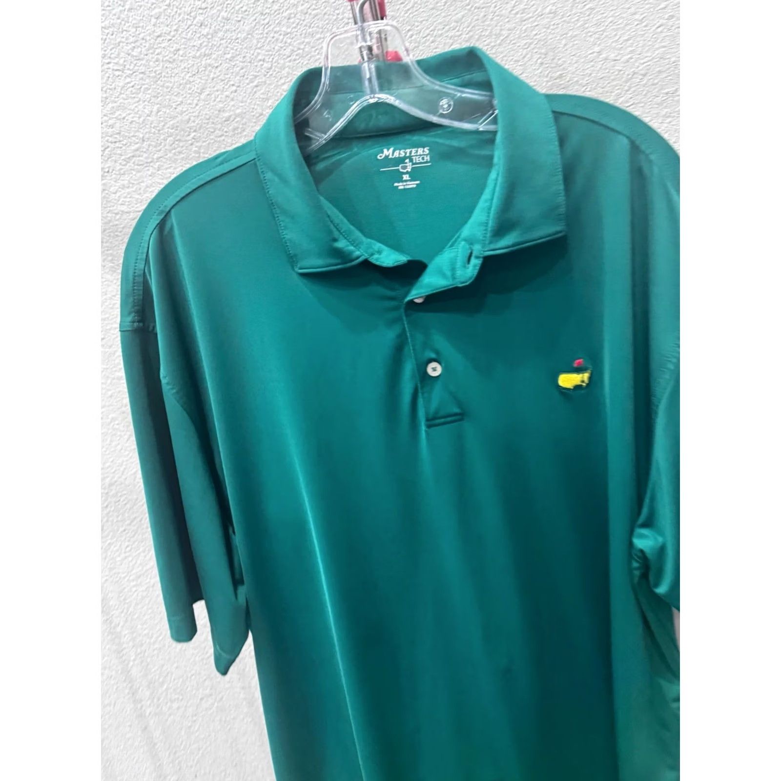 Vintage Masters Agusta Green Golf POLO SHIRT XL Men XS? Size US XL / EU 56 / 4 - 6 Thumbnail