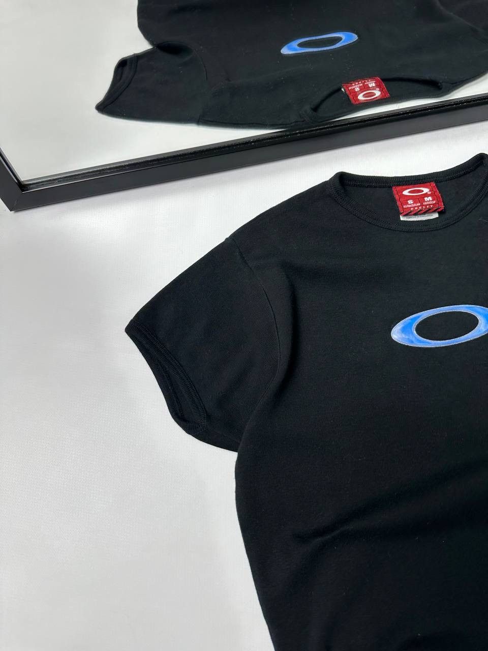 Oakley 🔥90s Vintage Oakley Crazy Logo 3D USA T Shirt Size S / US 4 / IT 40 - 2 Thumbnail