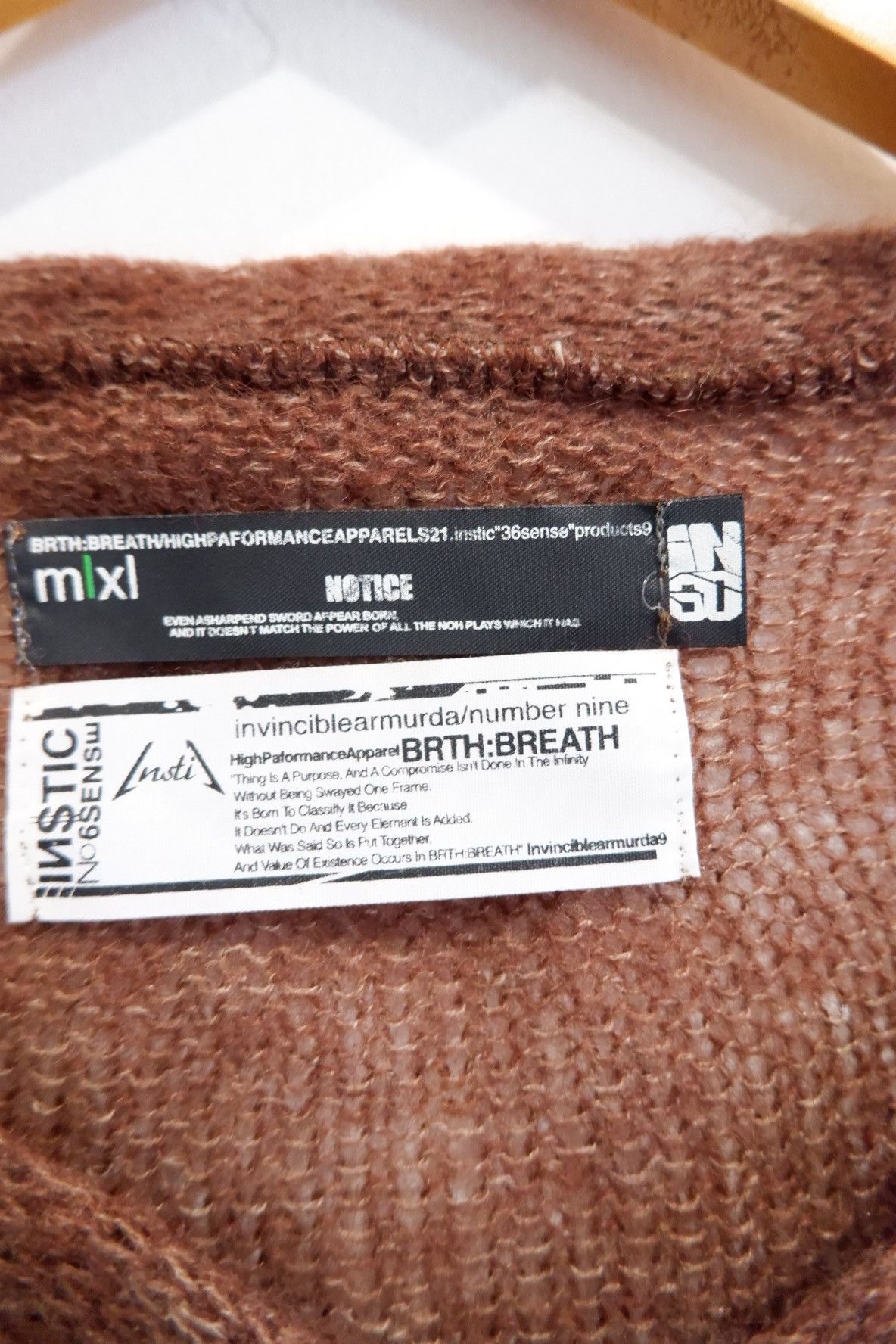 Japanese Brand Vtg Instic Inviciblearmuda Mohair Cropped Cardigan Size US M / EU 48-50 / 2 - 6 Thumbnail