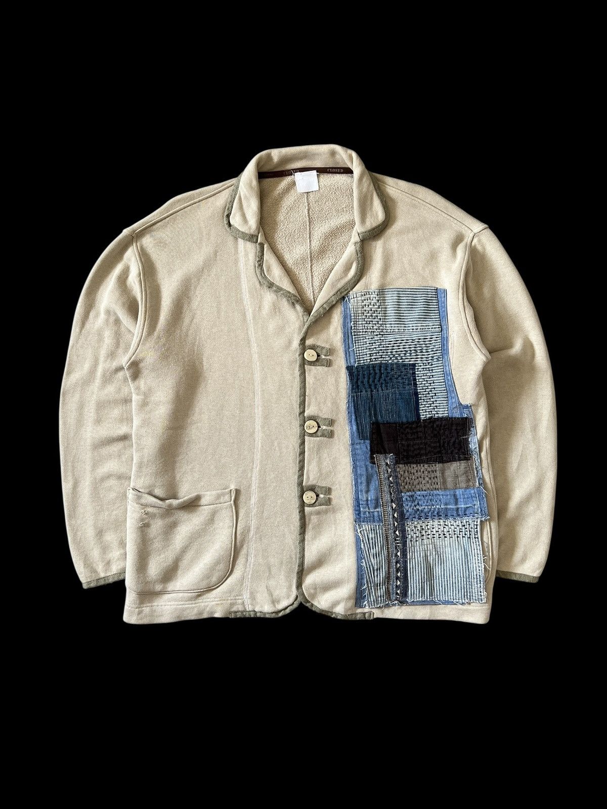 トップス 00s Marithe + Francois Girbaud cardigan Vintage 90s Mens Cardigan Sweater Marithe & Francois Girbaud