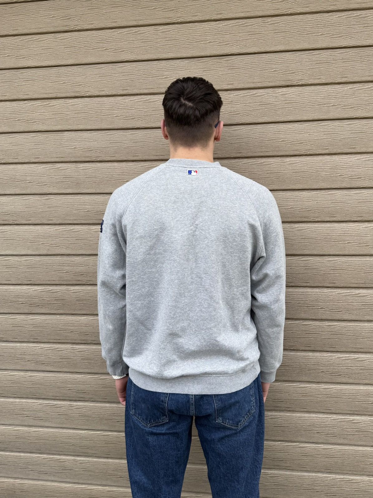 Adidas Vintage Adidas Yankees Sweatshirt MLB Spellout Logo Mens L Size US L / EU 52-54 / 3 - 9 Thumbnail