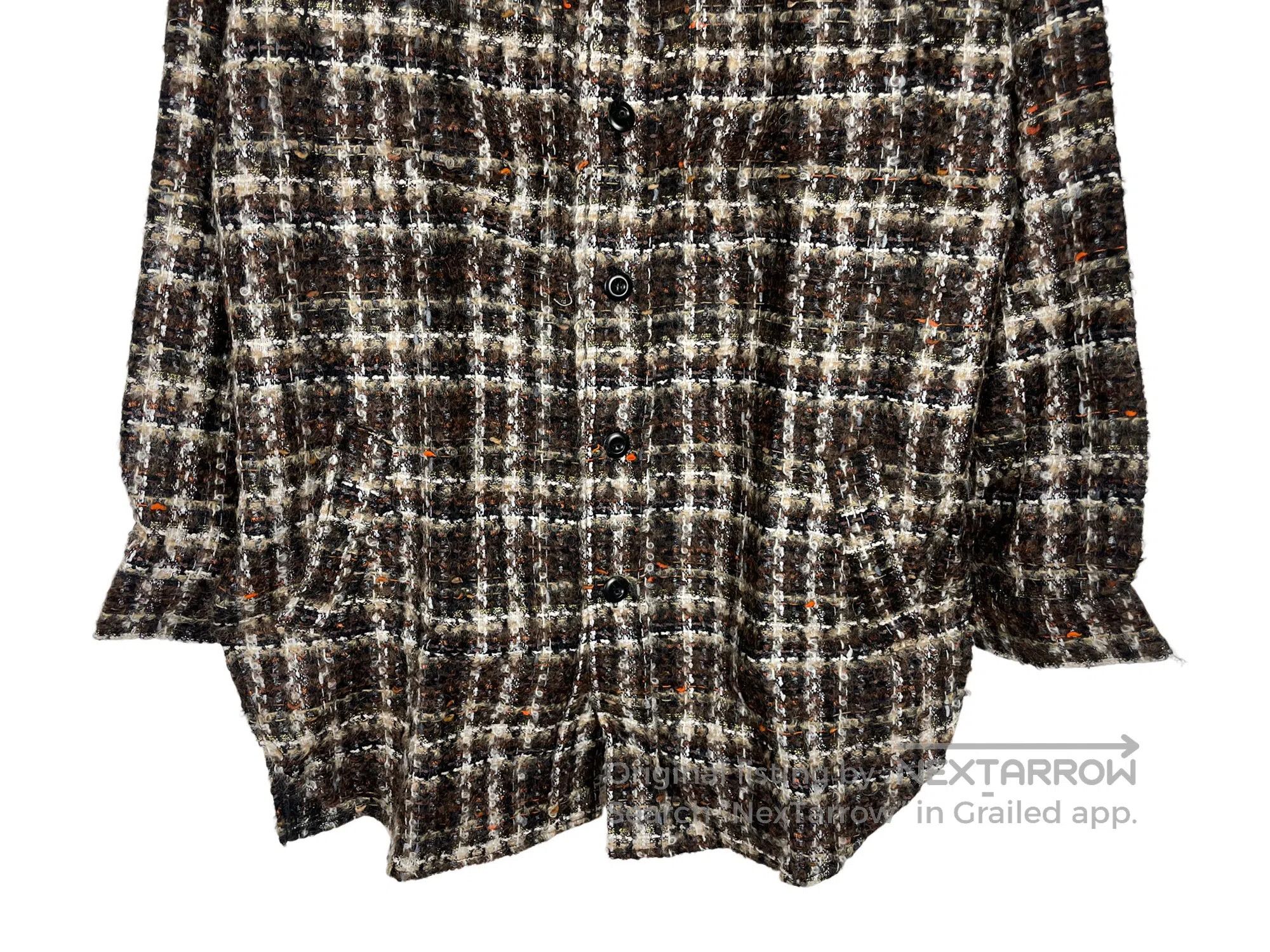 Faith Connexion Faith Connexion Woven Plaid Oversized Shirt Jacket Size US XS / EU 42 / 0 - 6 Thumbnail