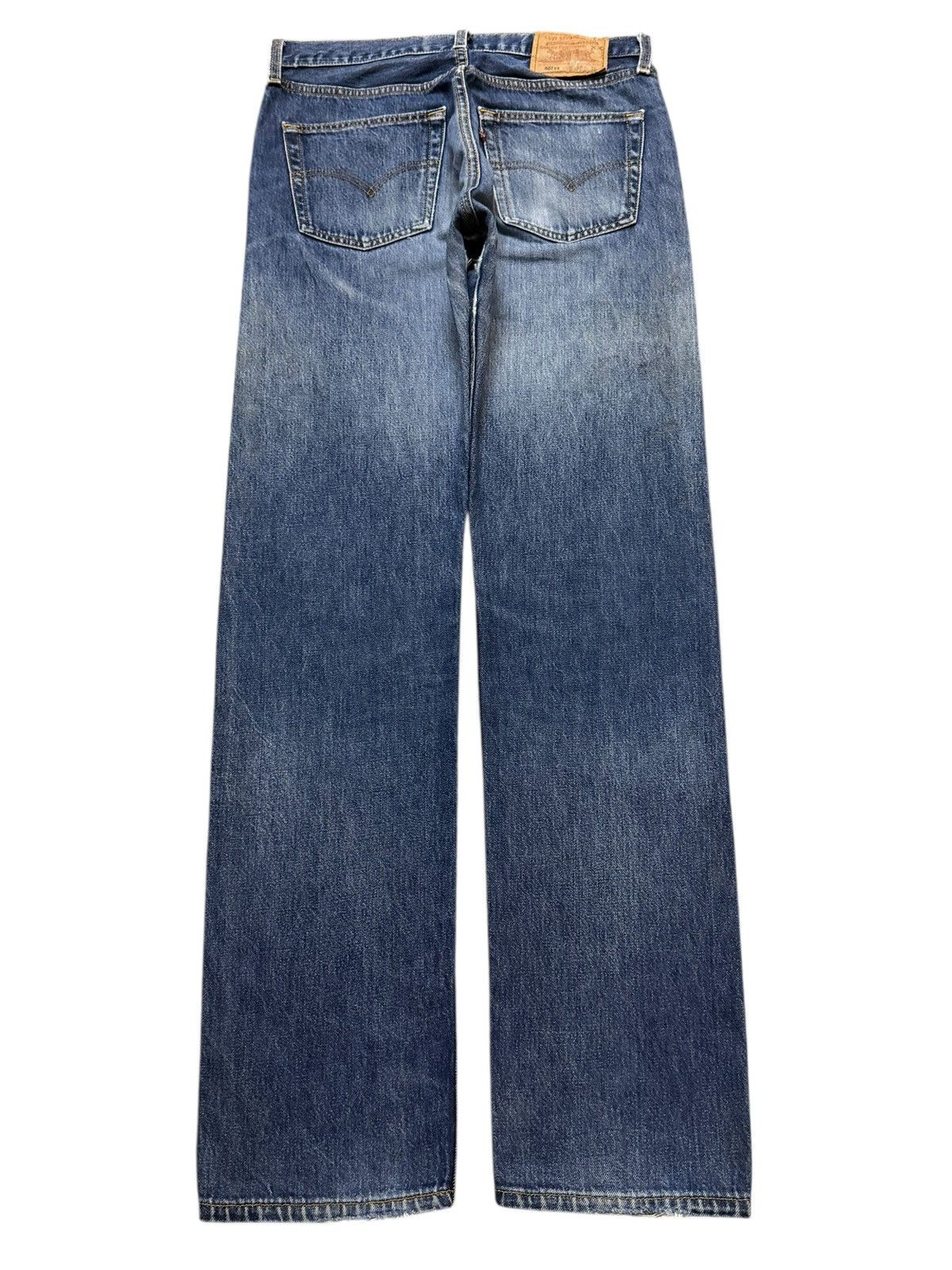 Levi's Vintage 90s Levis 501xx Classic Blue Faded Wash Straight Leg Size US 31 - 2 Thumbnail
