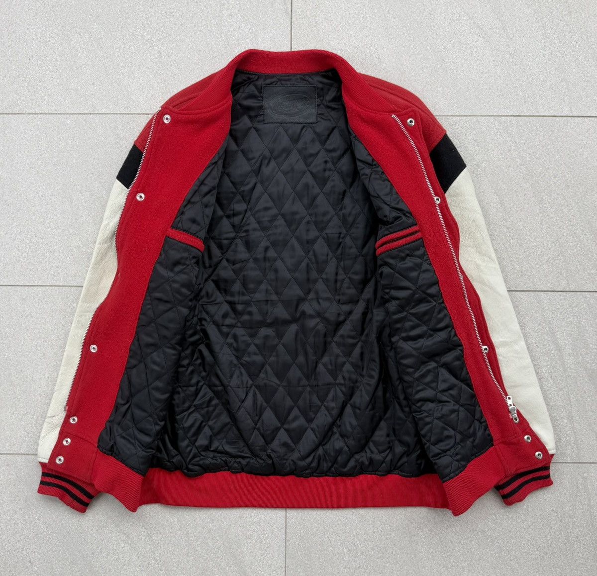 MasterPiece VTG MASTERPIECE Varsity Wool Leather Sleeve Letterman Jacket Size US L / EU 52-54 / 3 - 8 Thumbnail