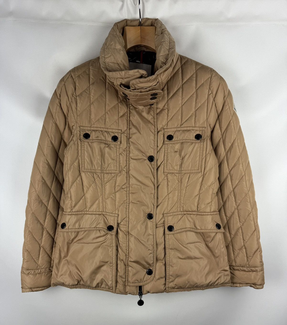 Moncler Moncler Saf Giubbotto Ladies Quilted Down Jacket Size 3 Size L / US 10 / IT 46 - 1 Thumbnail