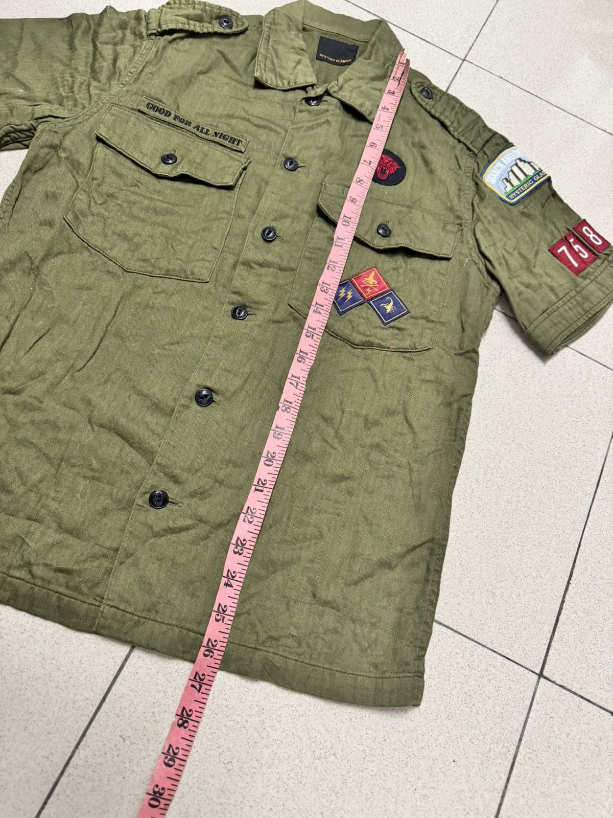 Hysteric Glamour HYSTERIC GLAMOUR US ARMY STYLE SEARCH AND DESTROY SHIRT Size US S / EU 44-46 / 1 - 3 Thumbnail
