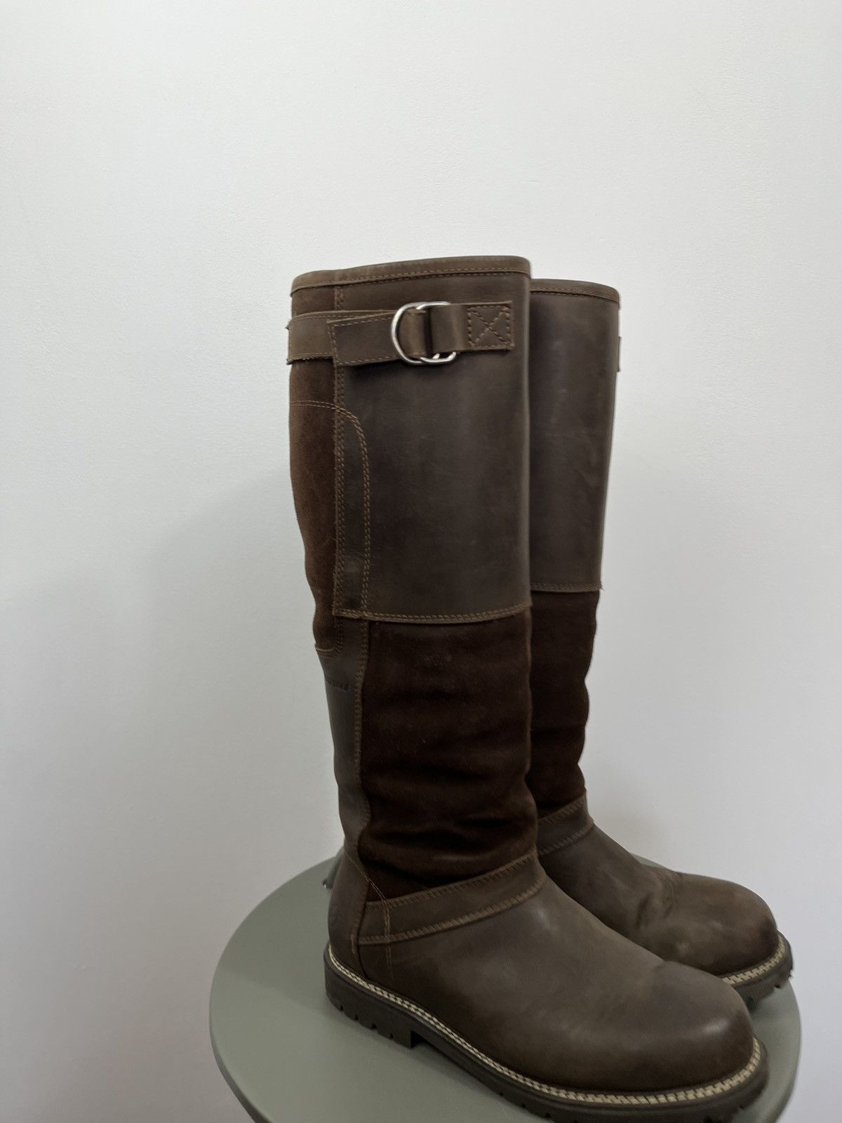 Other Waterproof Leather Knee High Boots Riding Outdoor EU 40 Size US 9 / IT 39 - 6 Thumbnail