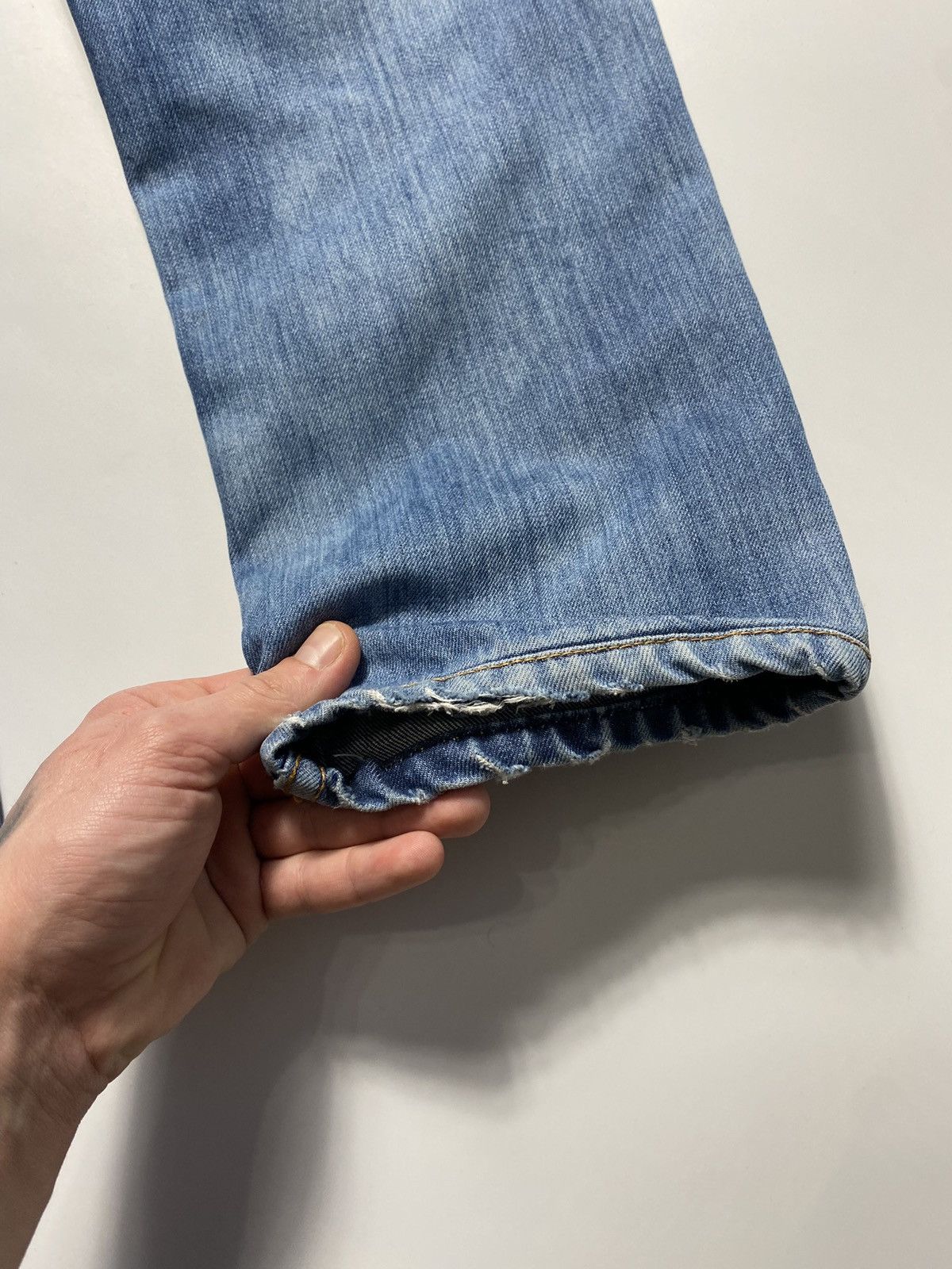 Dolce & Gabbana × Vintage Vintage Dolce Gabbana Washed Denim Distressed Y2K Retro 00s Size US 32 / EU 48 - 15 Thumbnail