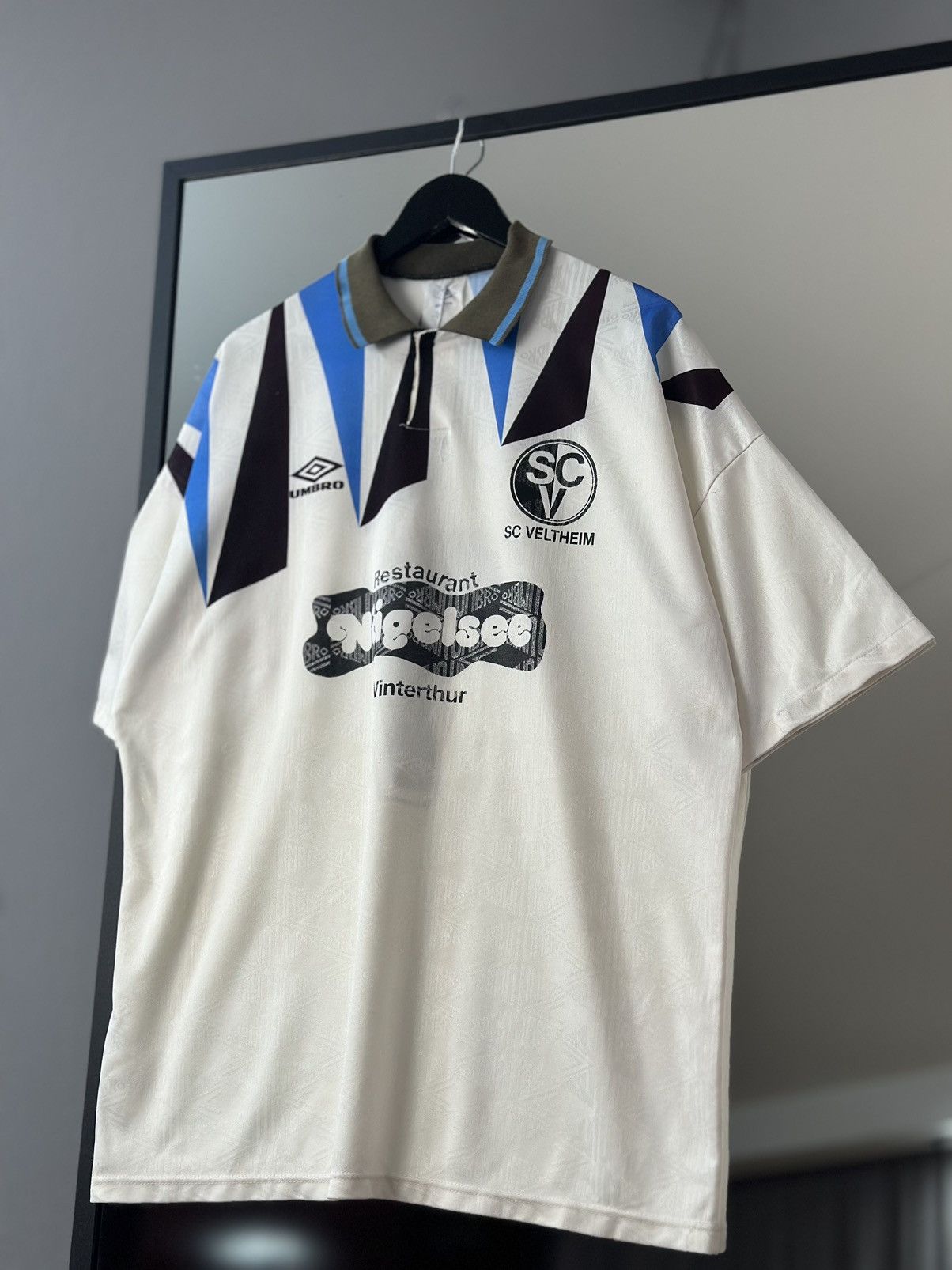 Umbro Vintage Umbro SC Veltheim Jersey soccer t-shirt England Size US XL / EU 56 / 4 - 3 Thumbnail