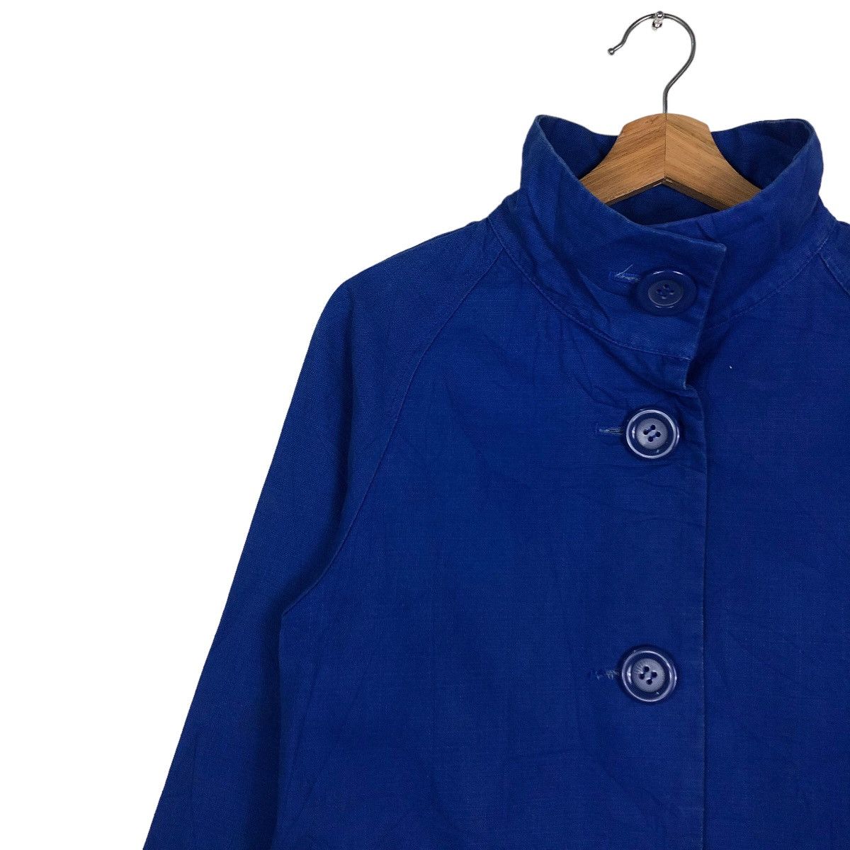 Issey Miyake 🔥Rich Blue Chore Work Jacket Design Pageboy Japan Size US M / EU 48-50 / 2 - 7 Thumbnail