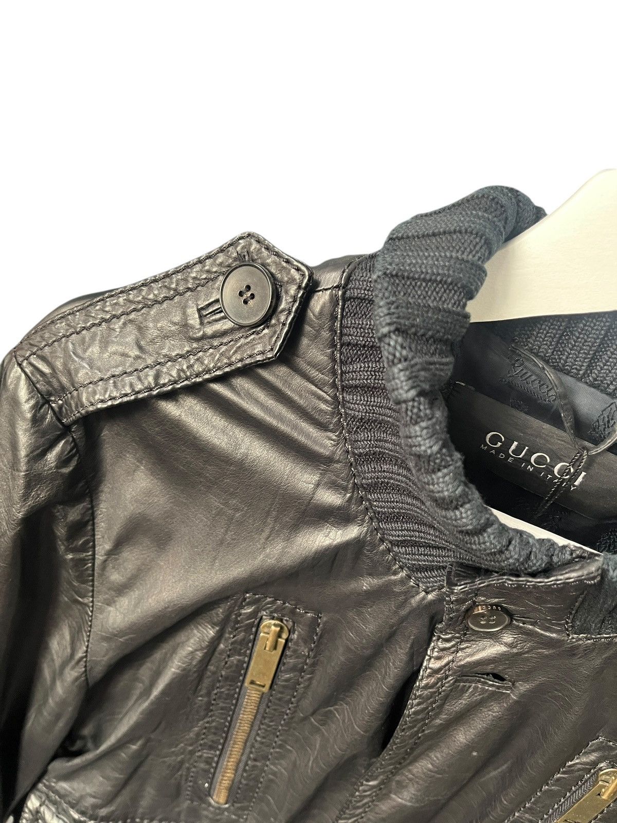 Gucci Gucci Madonna leather jacket by tom ford y2k 2000’s men icon Size US M / EU 48-50 / 2 - 3 Thumbnail